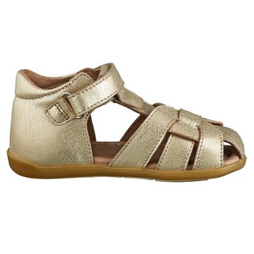Clic Clic Sandalen Mädchen Lauflernschuhe Leder Gold 20313 Sandalette