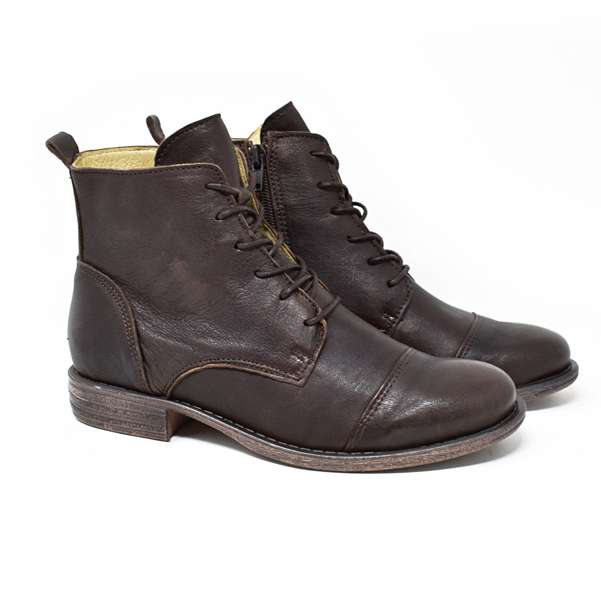 Claudio Nero Tres Schnürstiefelette