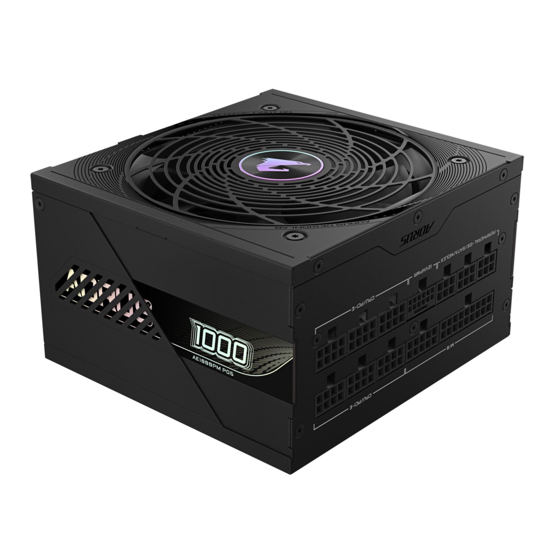 Gigabyte AORUS ELITE P1000W ICE Netzteil - PCIe 5.0, 80 PLUS Platinum, Vollmodu Netzteil