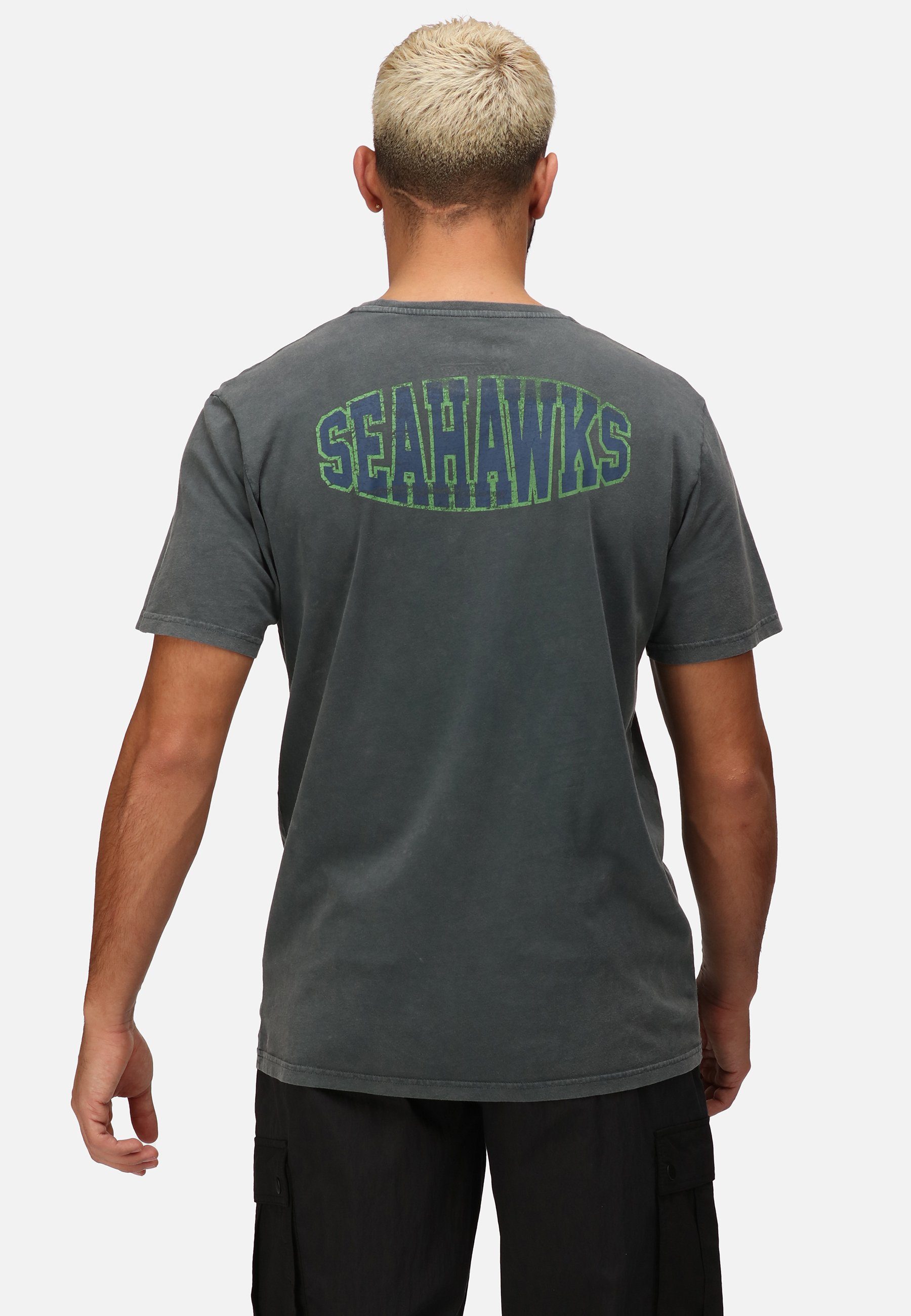 Recovered T-Shirt NFL Bio-Baumwolle SEAHAWKS COLLEGE GOTS zertifizierte