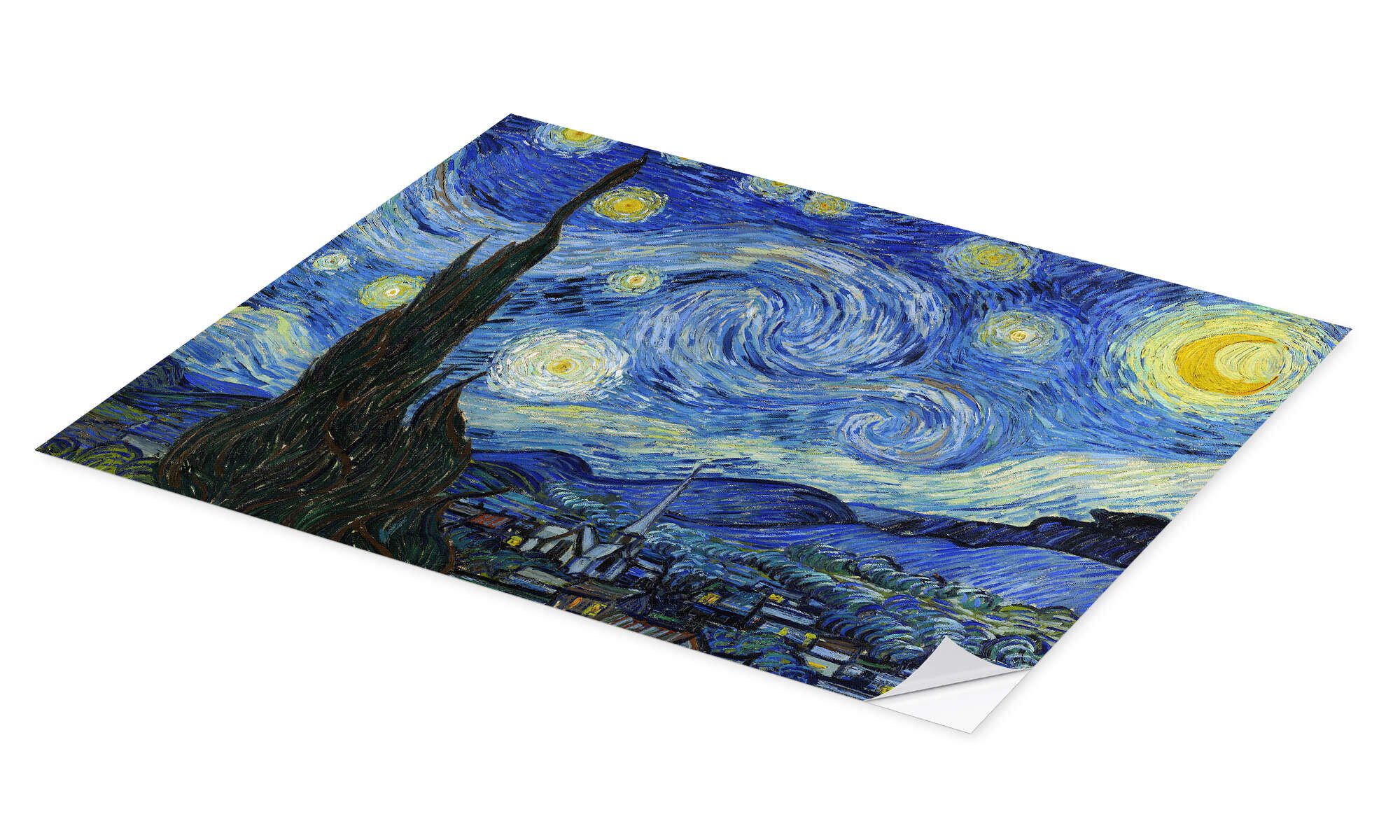 Posterlounge Poster Vincent van Gogh, Sternennacht, günstig online kaufen