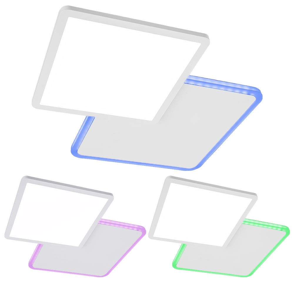 JUST LIGHT LED Deckenleuchte, LED-Leuchtmittel fest verbaut, Warmweiß, Neut günstig online kaufen