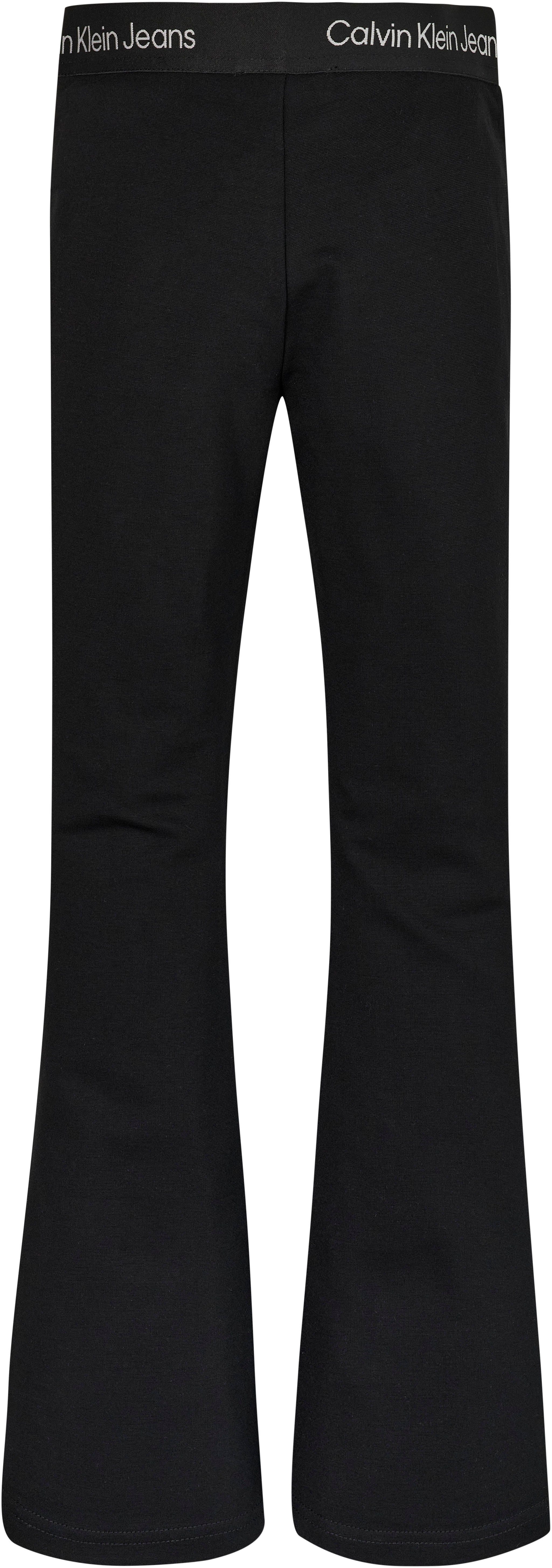 Calvin Klein Jeans Jerseyhose PANTS FLARE TAPE PUNTO