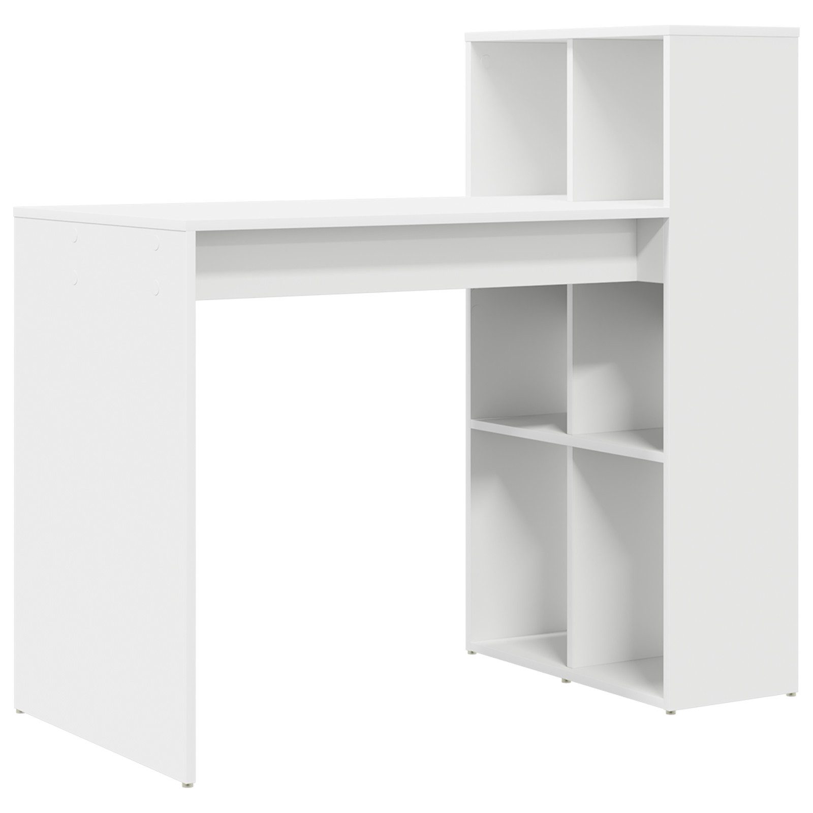 vidaXL Schreibtisch Schreibtisch Weiß Holzwerkstoff Mittel günstig online kaufen