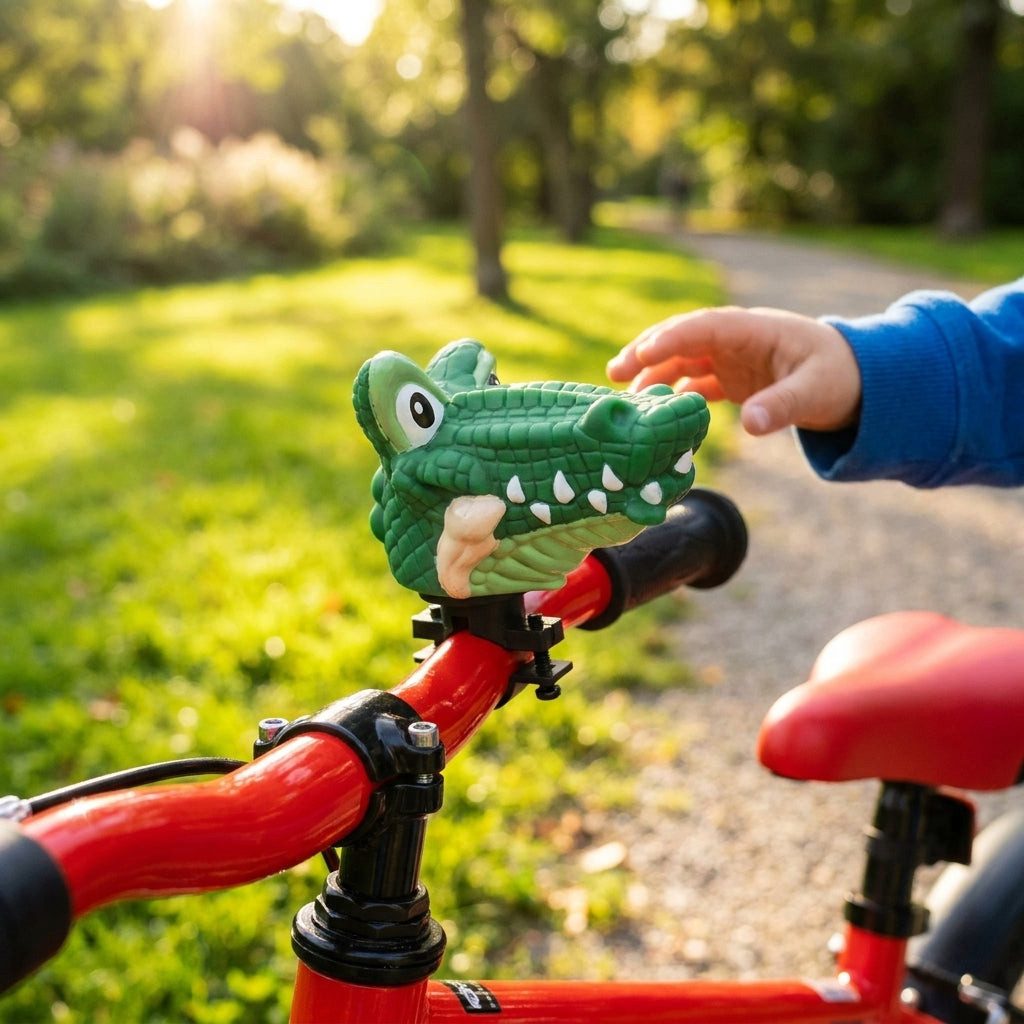 XLC Fahrradklingel XLC Kinderhorn Klingel Hupe Krokodil