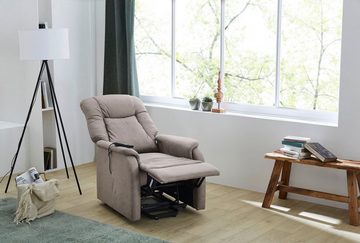 Jockenhöfer Gruppe TV-Sessel Fürth, mit elektrischer Liegefunktion und Aufstehhilfe, Polsterung TFK