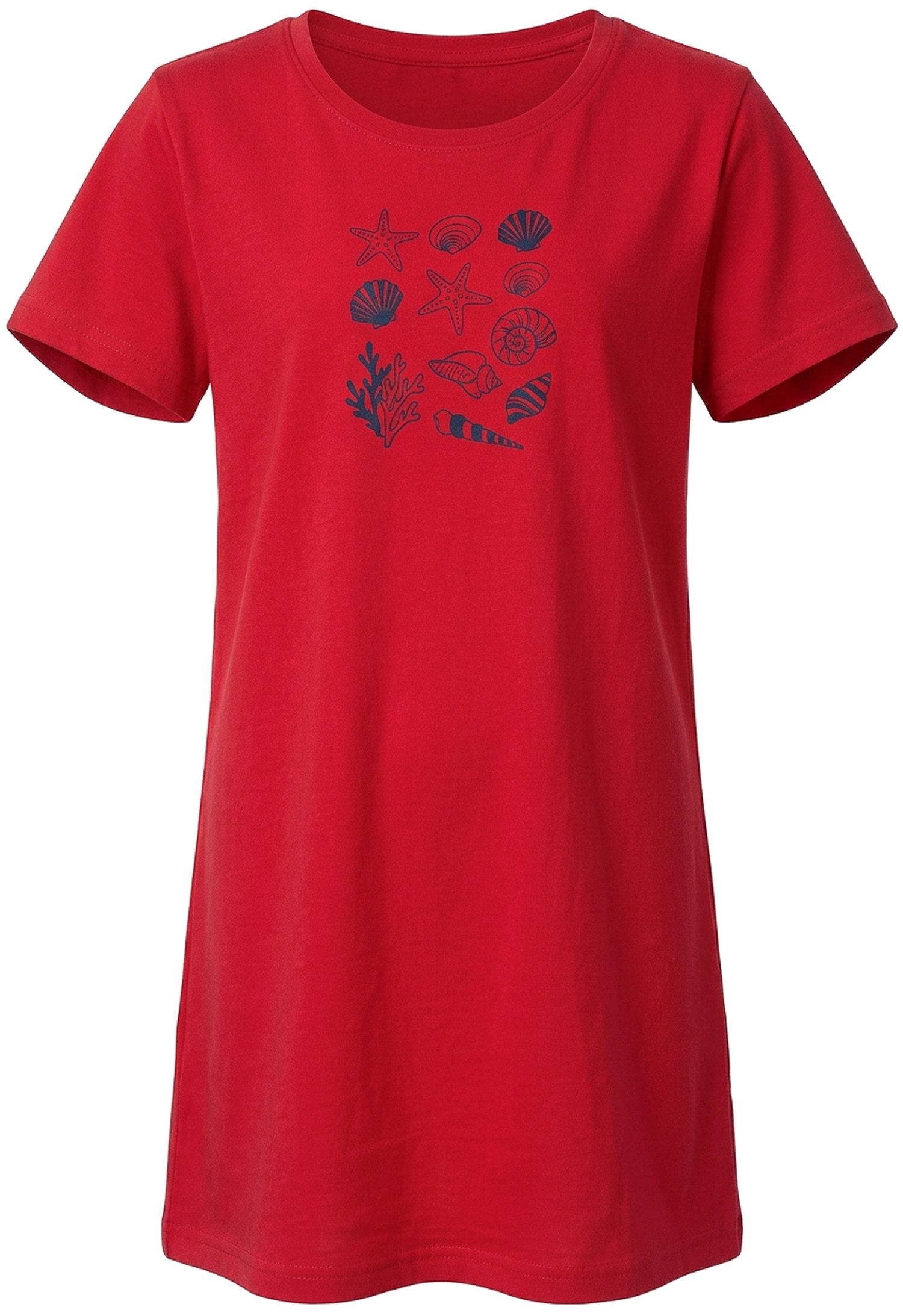 comtessa Nachthemd Comte Kids (Set, 1-tlg., 1-teilig) Mädchen Sleepshirt Pyjama Kurzarm Baumwolle