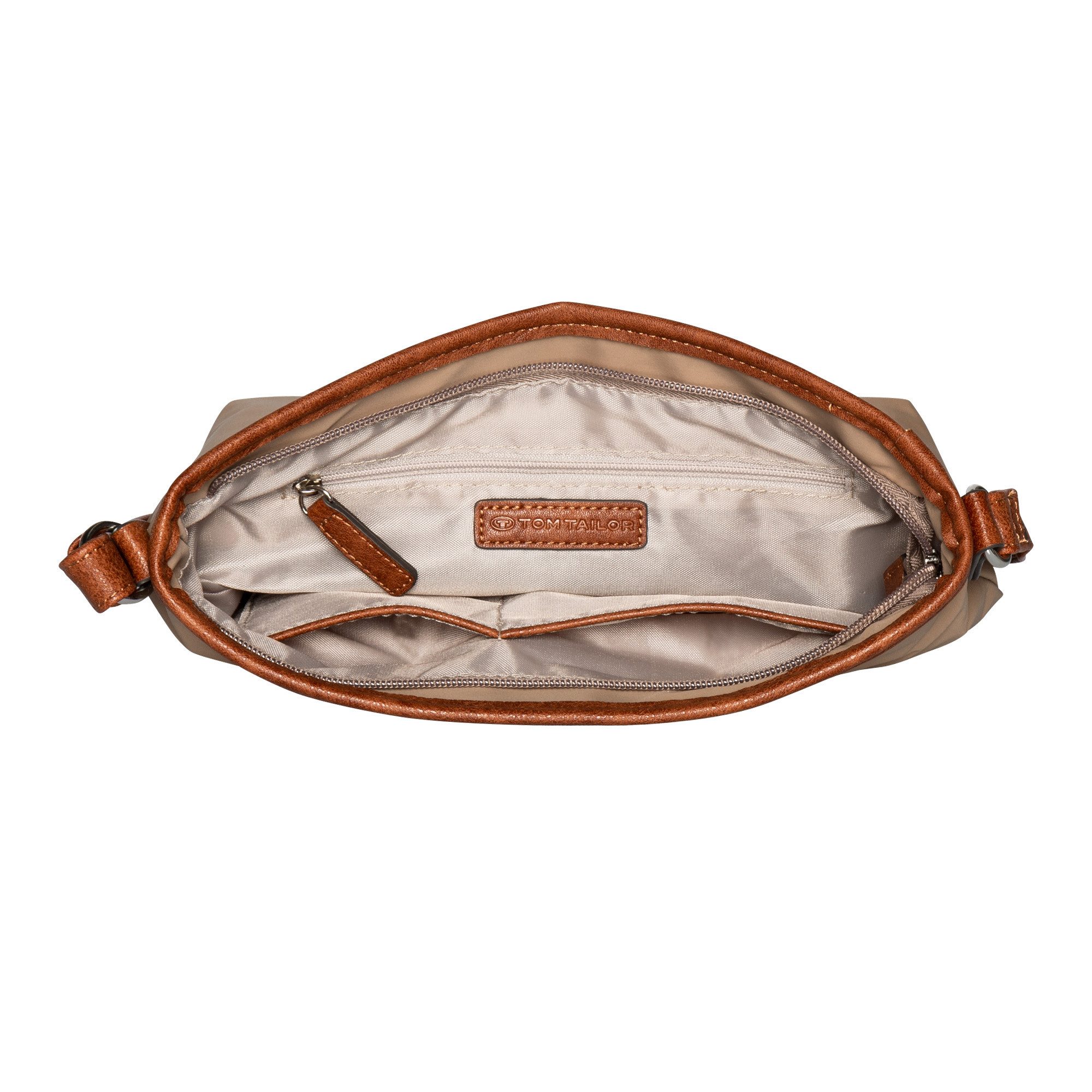 TOM TAILOR Umhängetasche Cross Bag Reva BEIGE