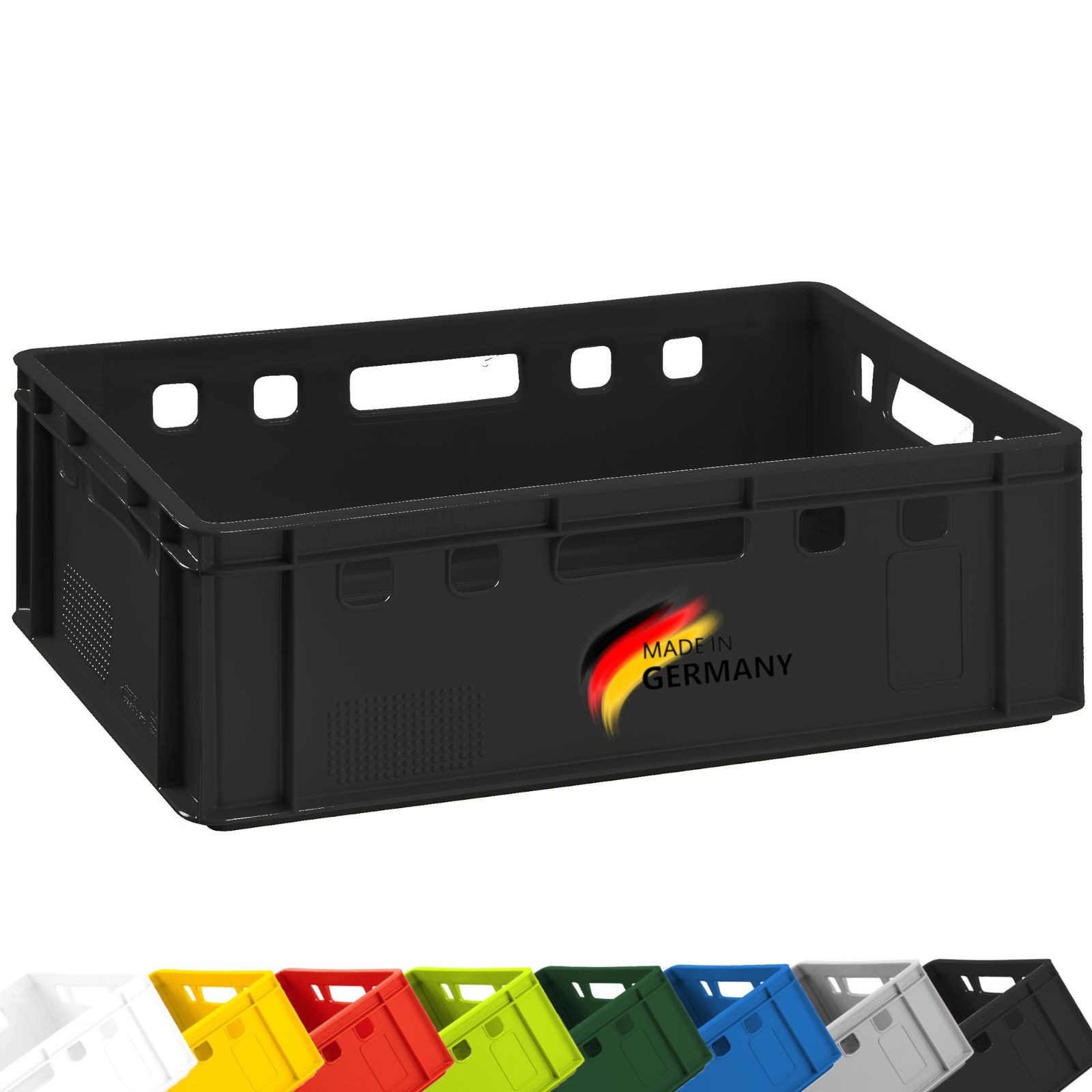 BURI Transportbehälter Fleischkiste E2 Metzgerkiste Lagerkiste Eurobox lebensmittelecht, (1-St)