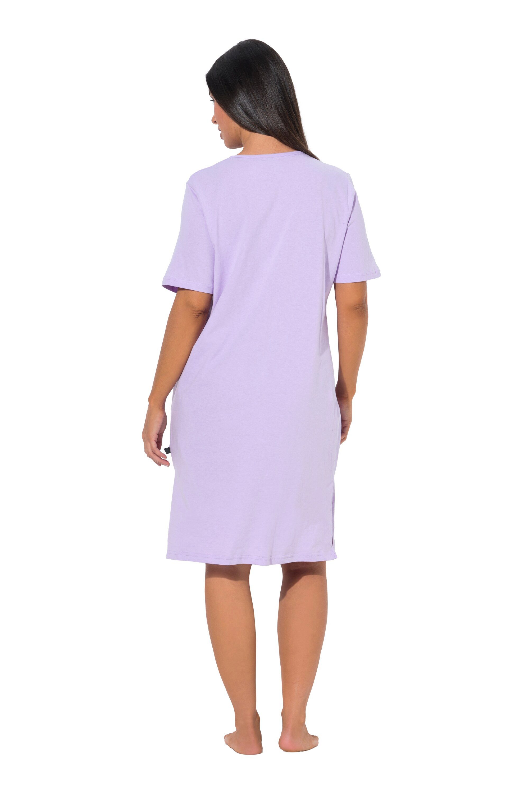 Ulla Popken Bigshirt Bigshirts 2er-Pack Tunika-/Herzausschnitt Halbarm
