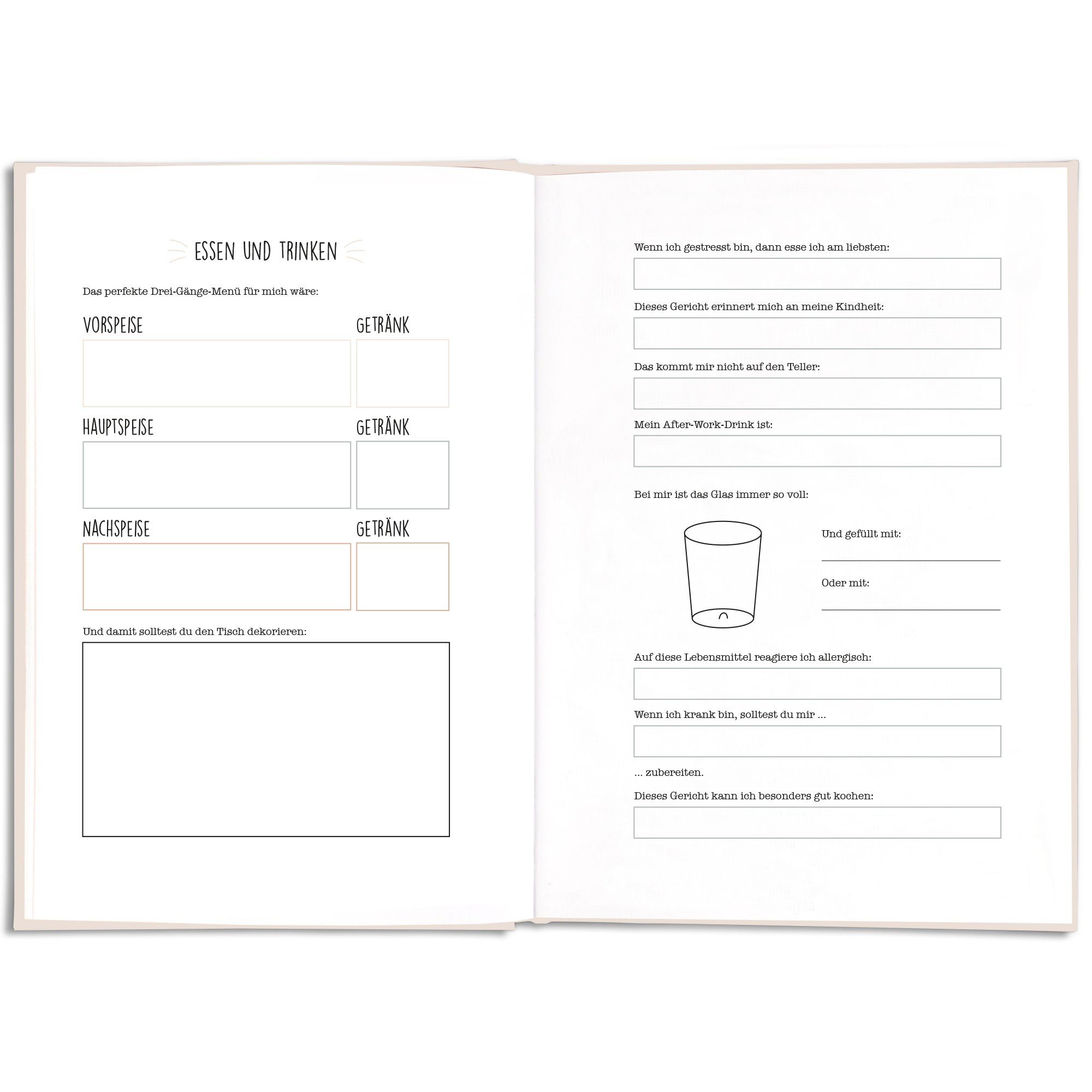 CUPCAKES & KISSES Notizbuch Ausfüllbuch: Das solltest du über mich wissen – Bild 4 von 5