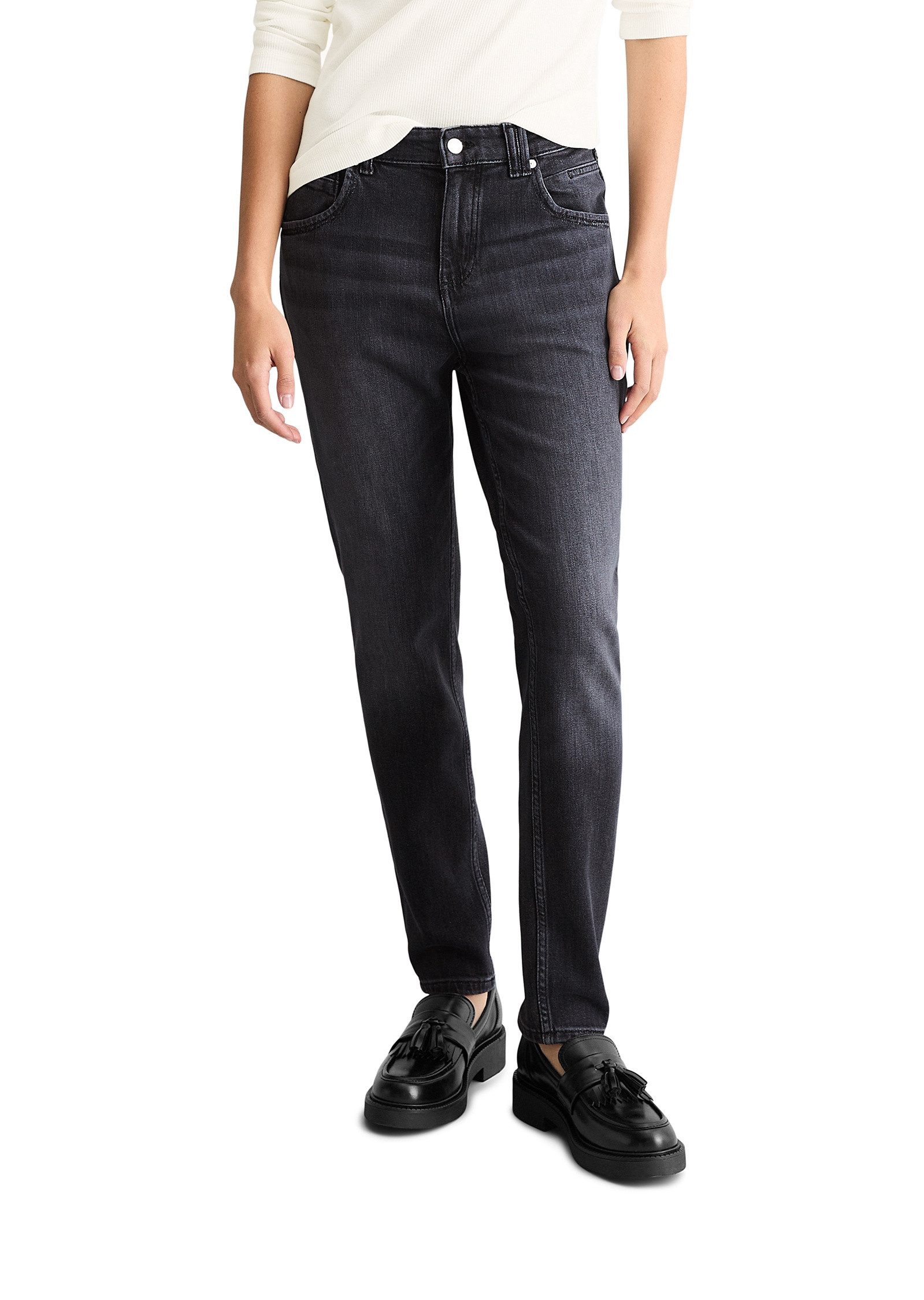 Marc O'Polo DENIM Boyfriend-Jeans aus Organic Cotton-Mix günstig online kaufen