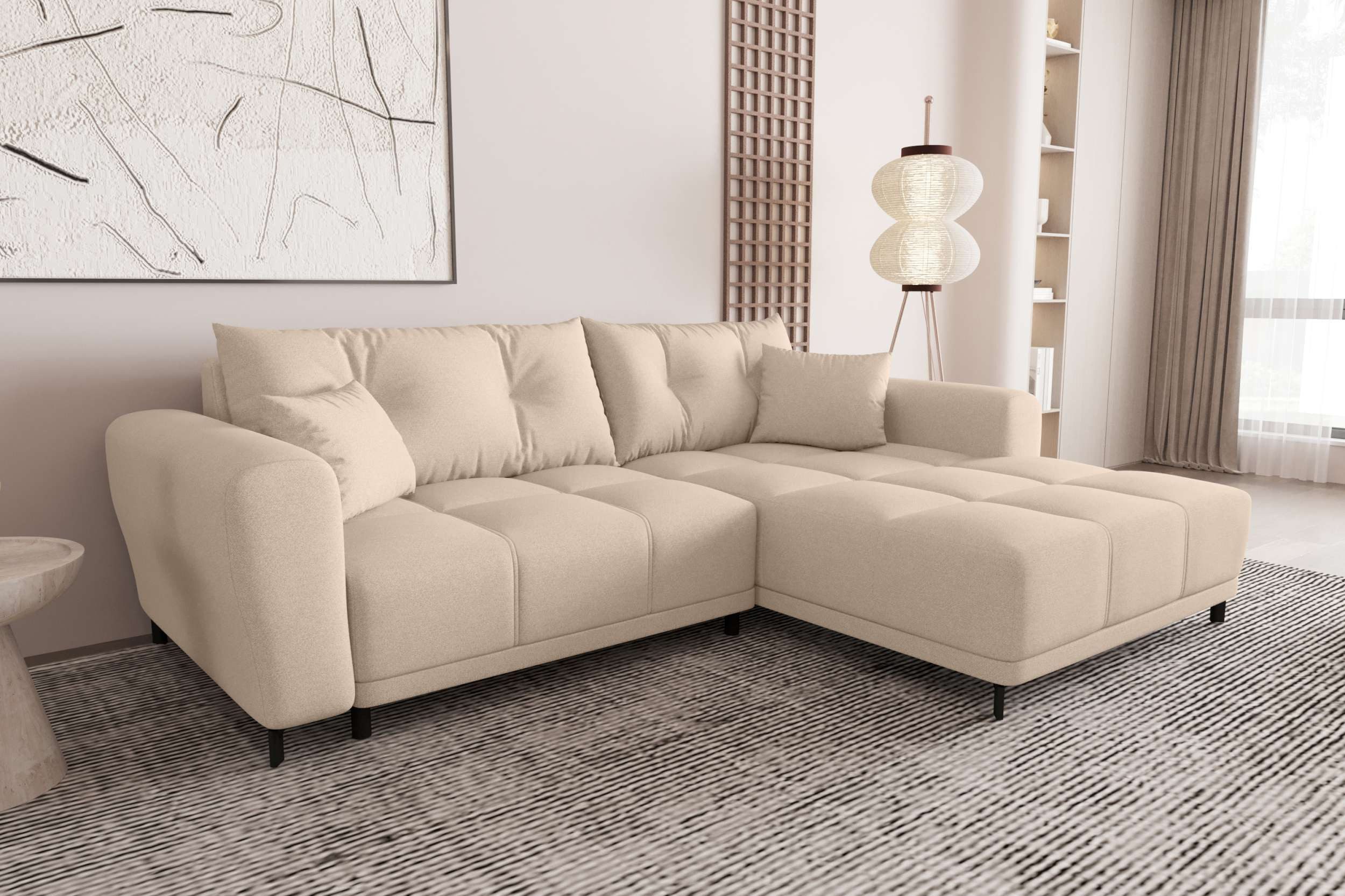 99rooms Ecksofa Massimo, Sofa L-Form, Eckcouch, mit oder ohne Schlaffunktio günstig online kaufen