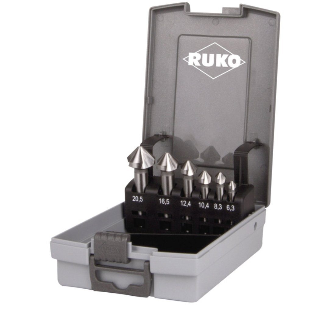 Ruko Bohrersatz 102152RO Kegelsenker-Set, (6-tlg), 6tlg.
