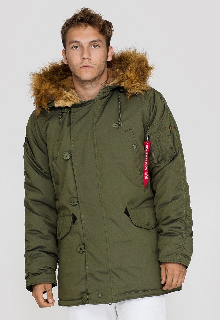 Alpha Industries Winterjacke Explorer dunkelgrün Herren günstig online kaufen