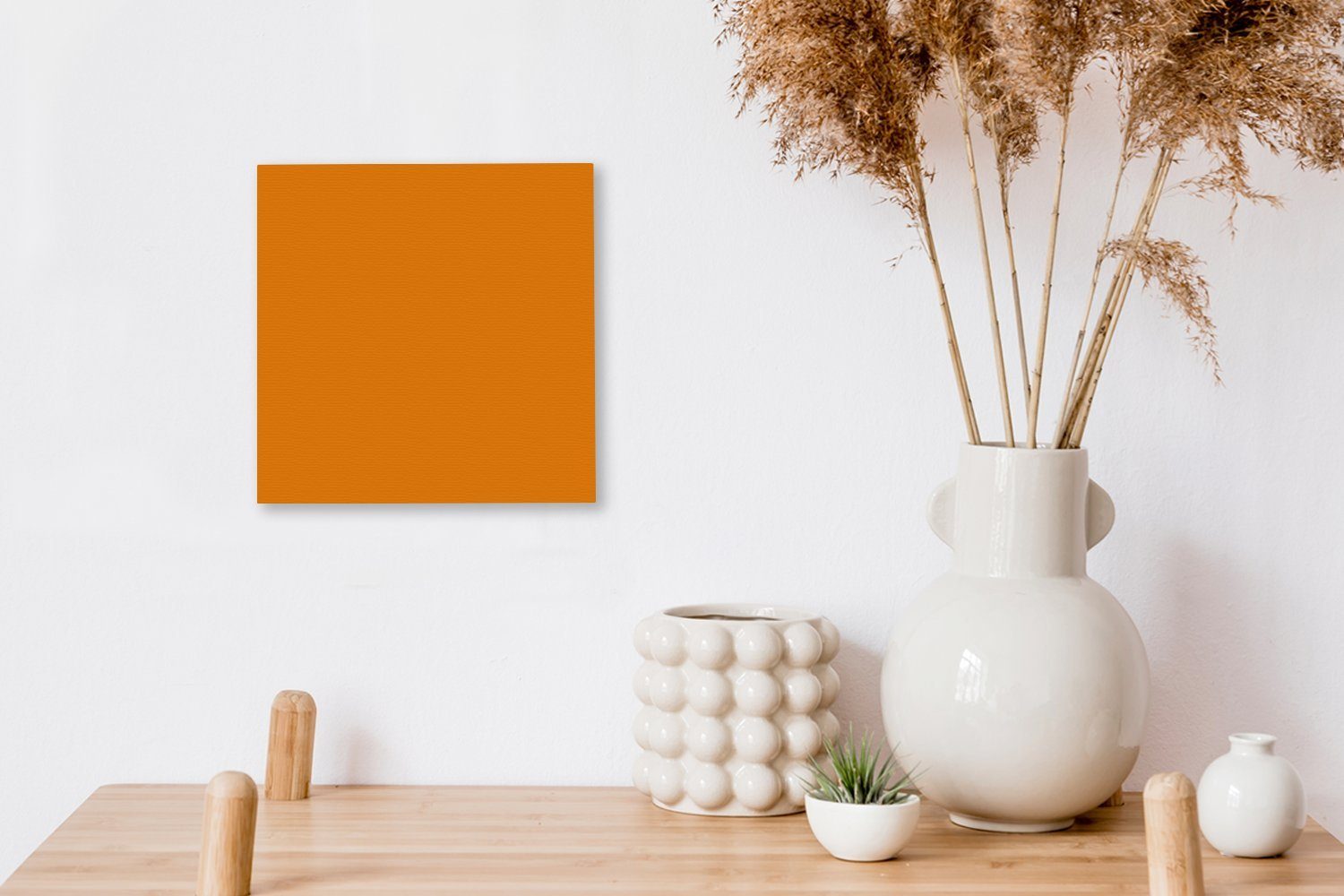 Bilder Wohnzimmer bunt Orange Jahreszeiten Herbst, (1 St), OneMillionCanvasses® Leinwand - für - Leinwandbild Schlafzimmer