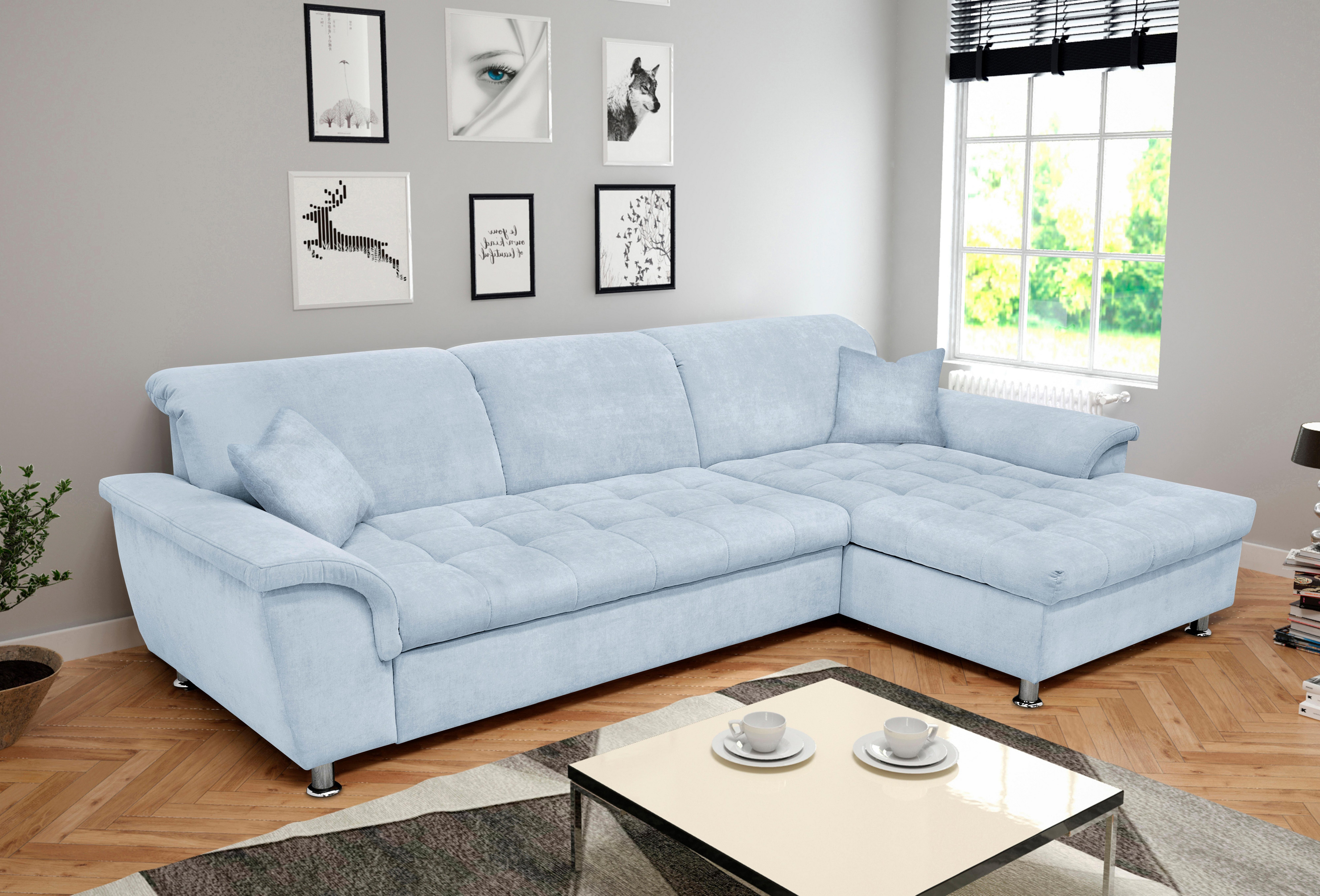 DOMO collection Ecksofa Franzi Steppung im günstig online kaufen