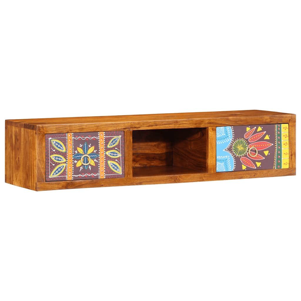 vidaXL Media-Regal TV-Wandschrank Mehrfarbig 100x30x22 cm günstig online kaufen