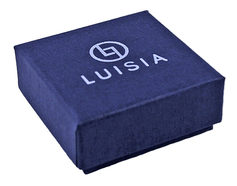 Schneeflocke Ohrstecker Paar Schmuckbox), Kristall von "Ohrringe Swarovski-Elements Silber, mit Swarovski®" LUISIA® 925 (2-tlg., inkl.