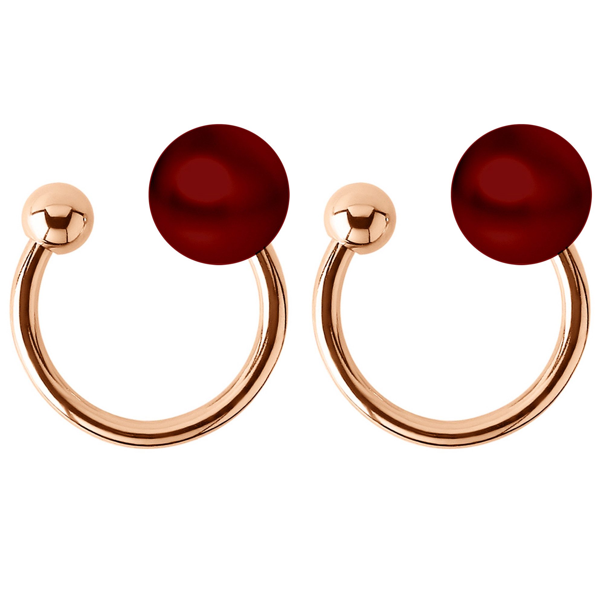 LÖB Ohrklemme 750 Roségold 18 Karat vergoldet Ear Cuff Ohrringe Ohrklemme P günstig online kaufen