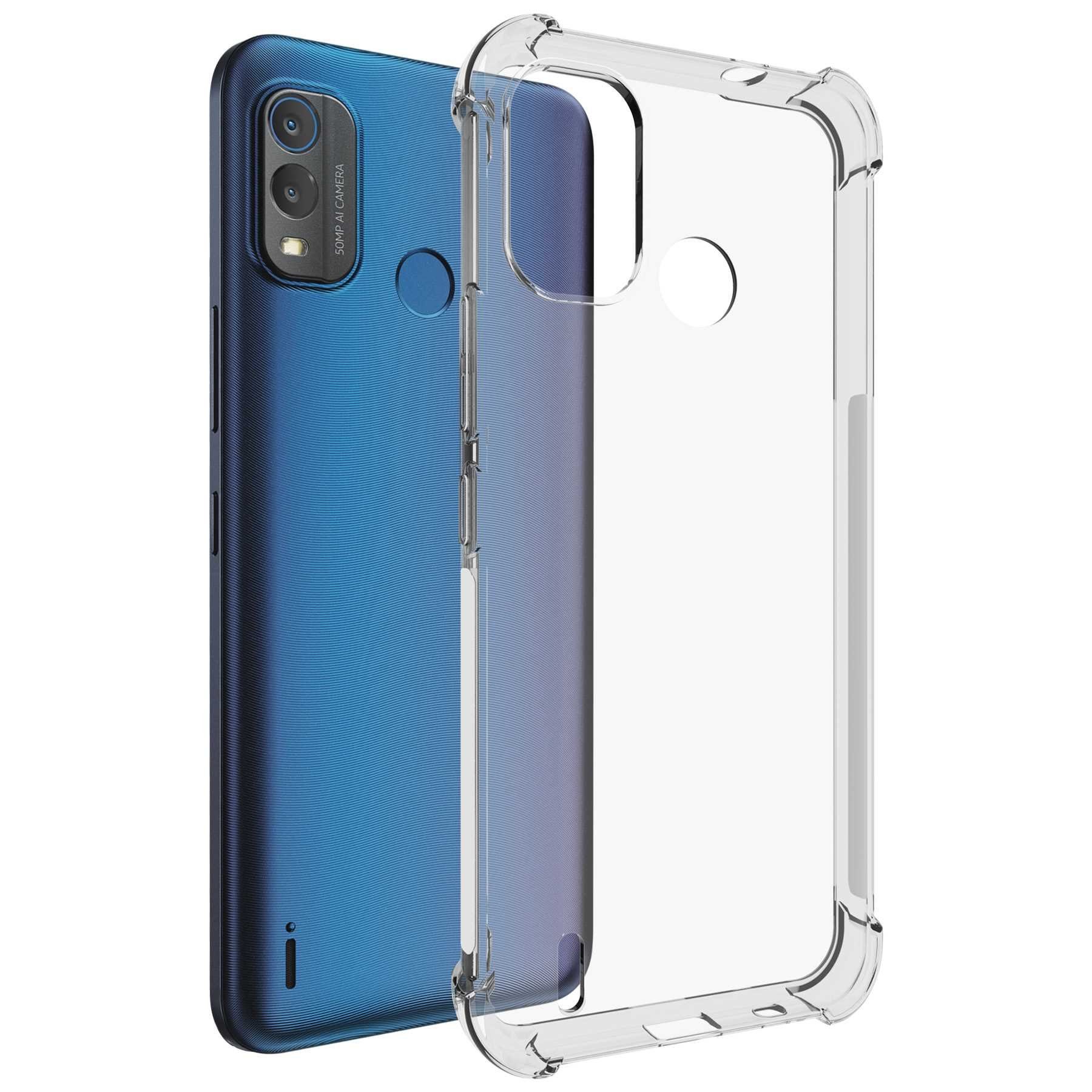 mtb more energy Smartphone-Hülle Clear Armor Case für Nokia G11 Plus (6.52), Transparente TPU Schutzhülle Case Backcover mit Anti-Shock Verstärkung