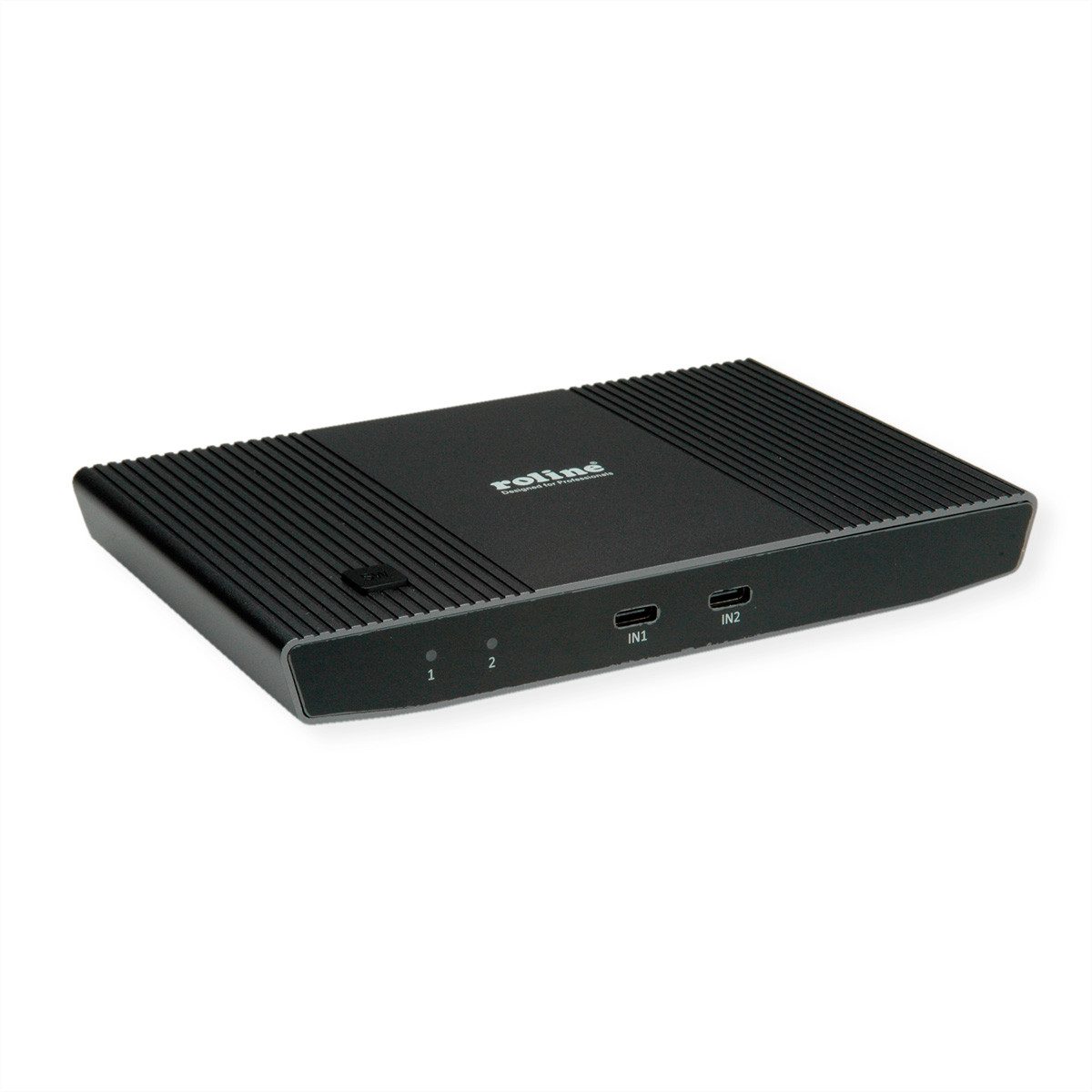 KVM Switch, HDMI 4K, USB, 1 User - 2 Mobilgeräte Computer-Adapter