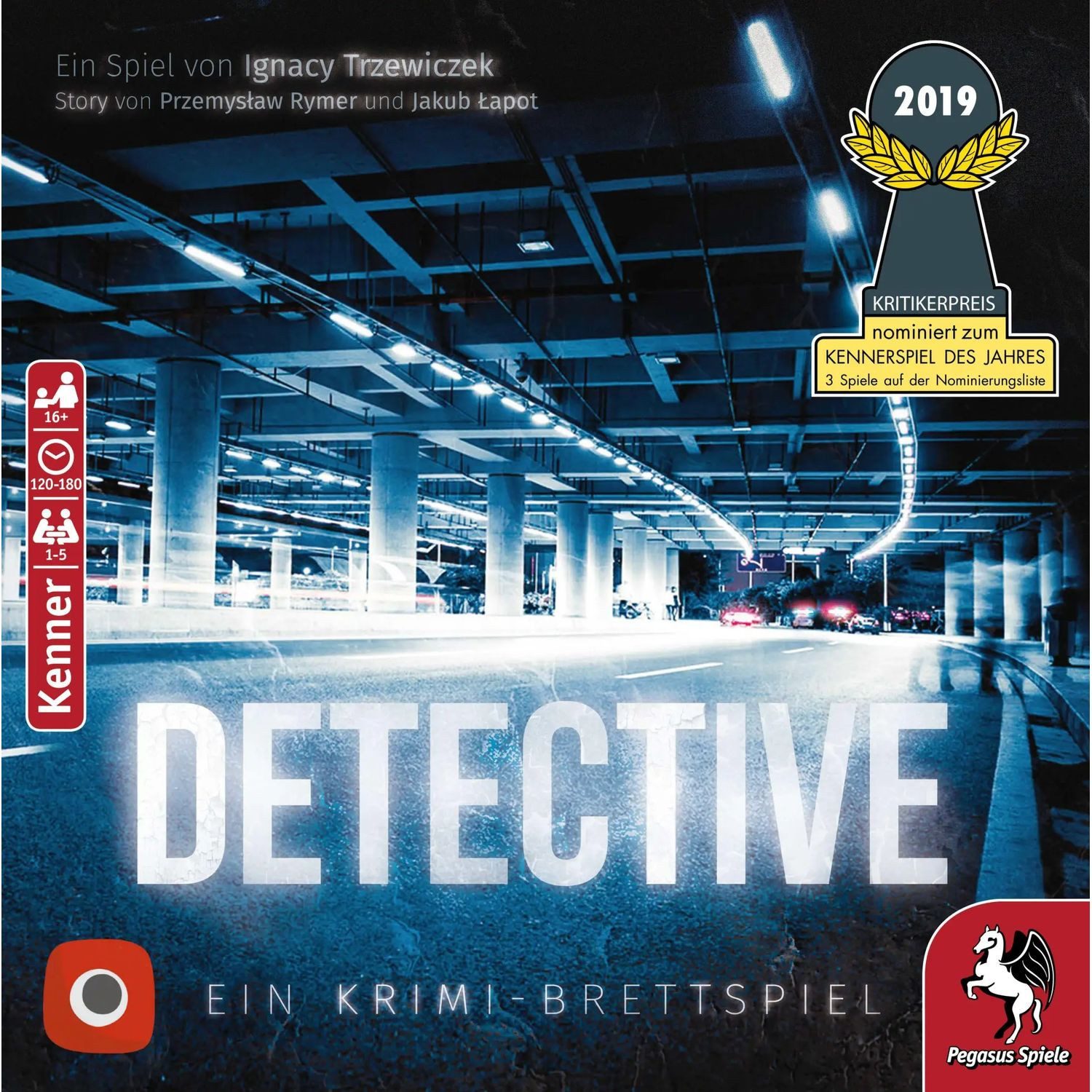 Pegasus Spiele Spiel Detective (Portal Games, deutsche Ausgabe) (Nominiert Kennerspiel...