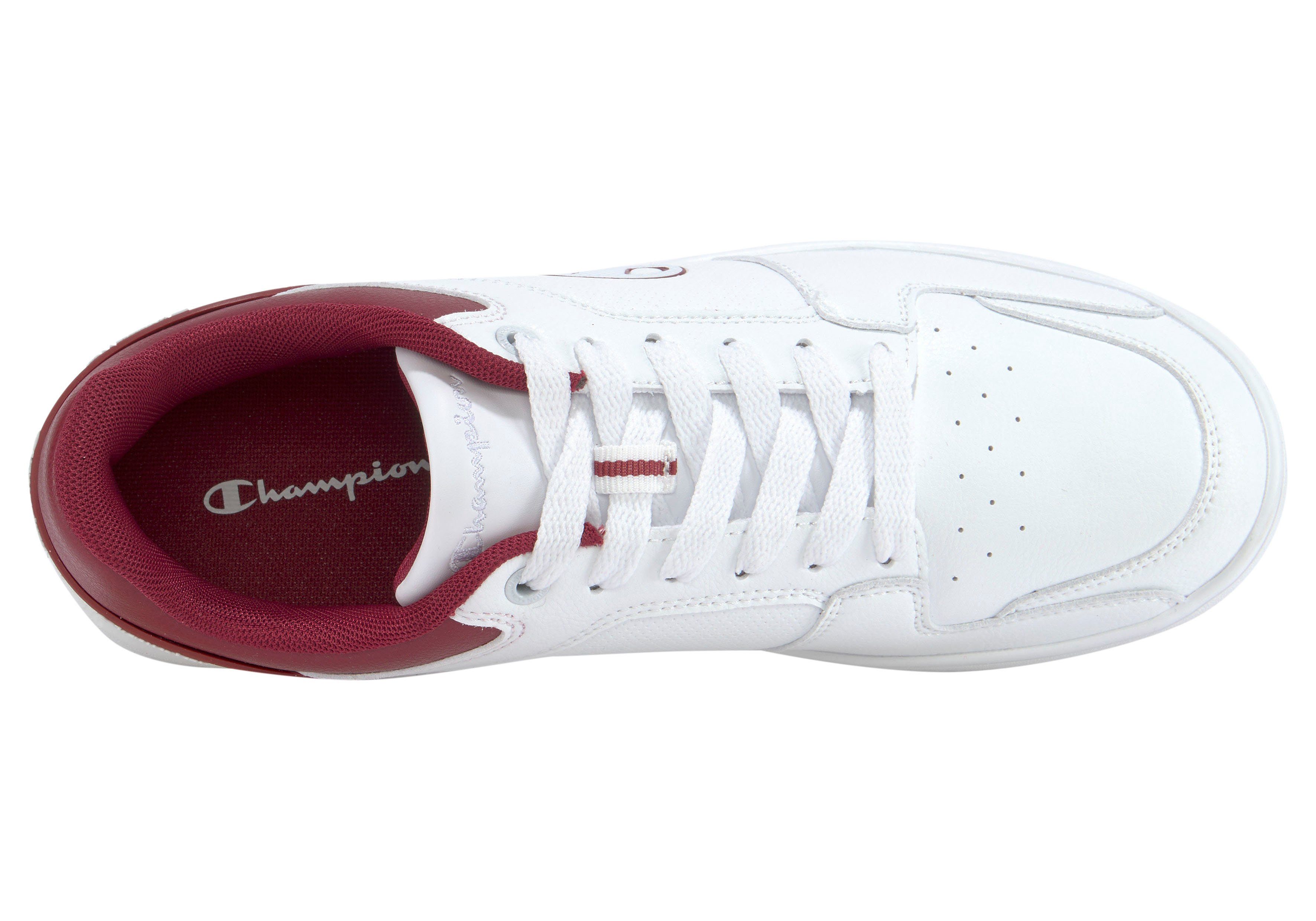 Champion REBOUND 2.0 LOW weiß-rot Sneaker