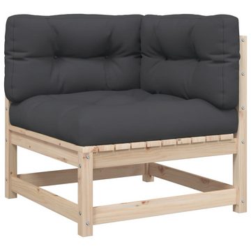 vidaXL Gartenlounge-Set 6-tlg. Garten-Sofagarnitur mit Kissen Massivholz Kiefer