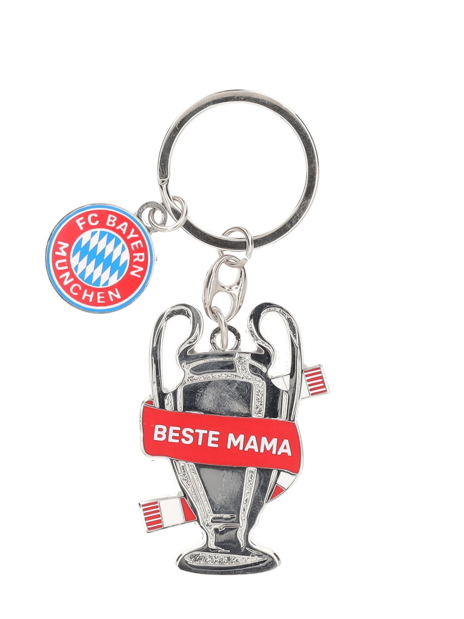 FC Bayern München Schlüsselanhänger FC Bayern München Schlüsselanhänger Beste Mama Silber I Fußball
