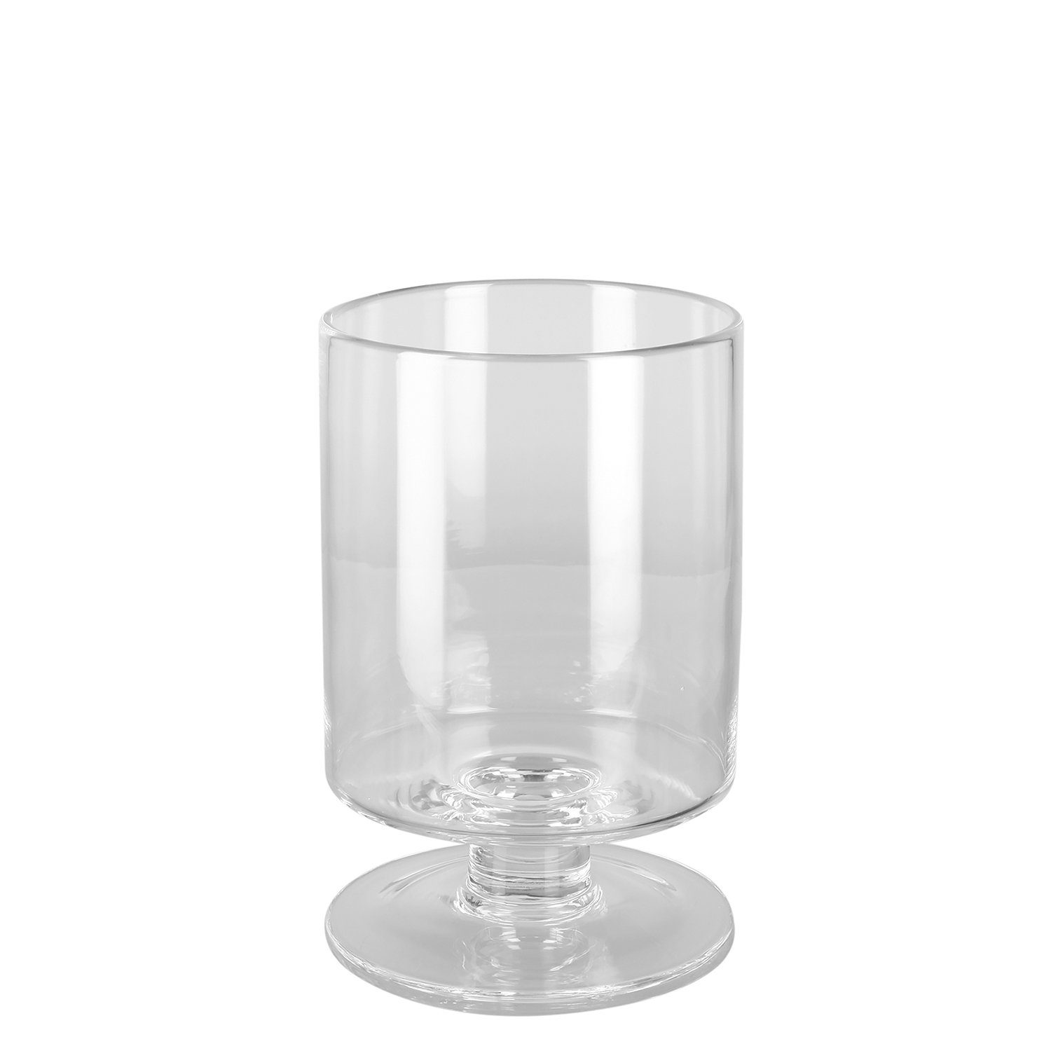 Fink Windlicht Windlicht VIANA - - Glas klar - 15,3cm, Ø x mundgeblasen H.23cm