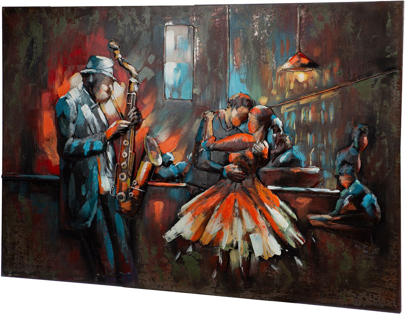 GILDE Metallbild Bild rechteckig Bartime, Menschen (1 St)