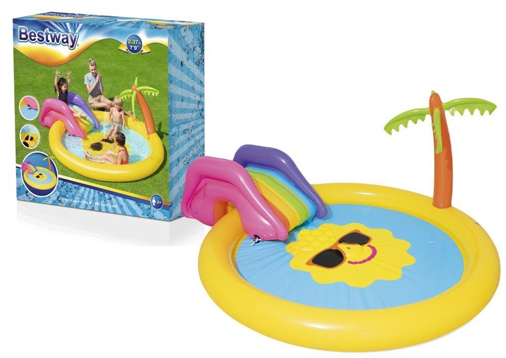 BESTWAY Luftmatratze Spielplatzinsel 237 x 201 x 104 cm Bestway 53071