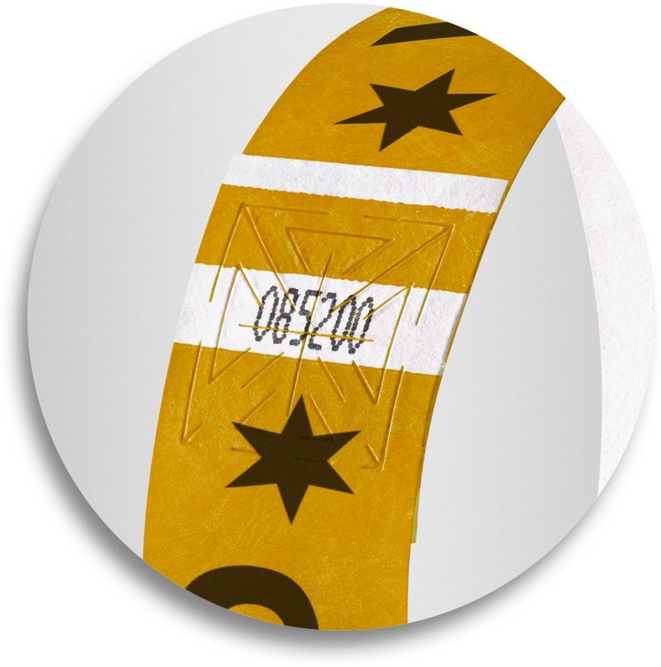 Thumbnail - Sigel Hinweisschild Eventbänder Super Soft Aufdruck V.I.P. 255x25mm gold VE=120 Stück