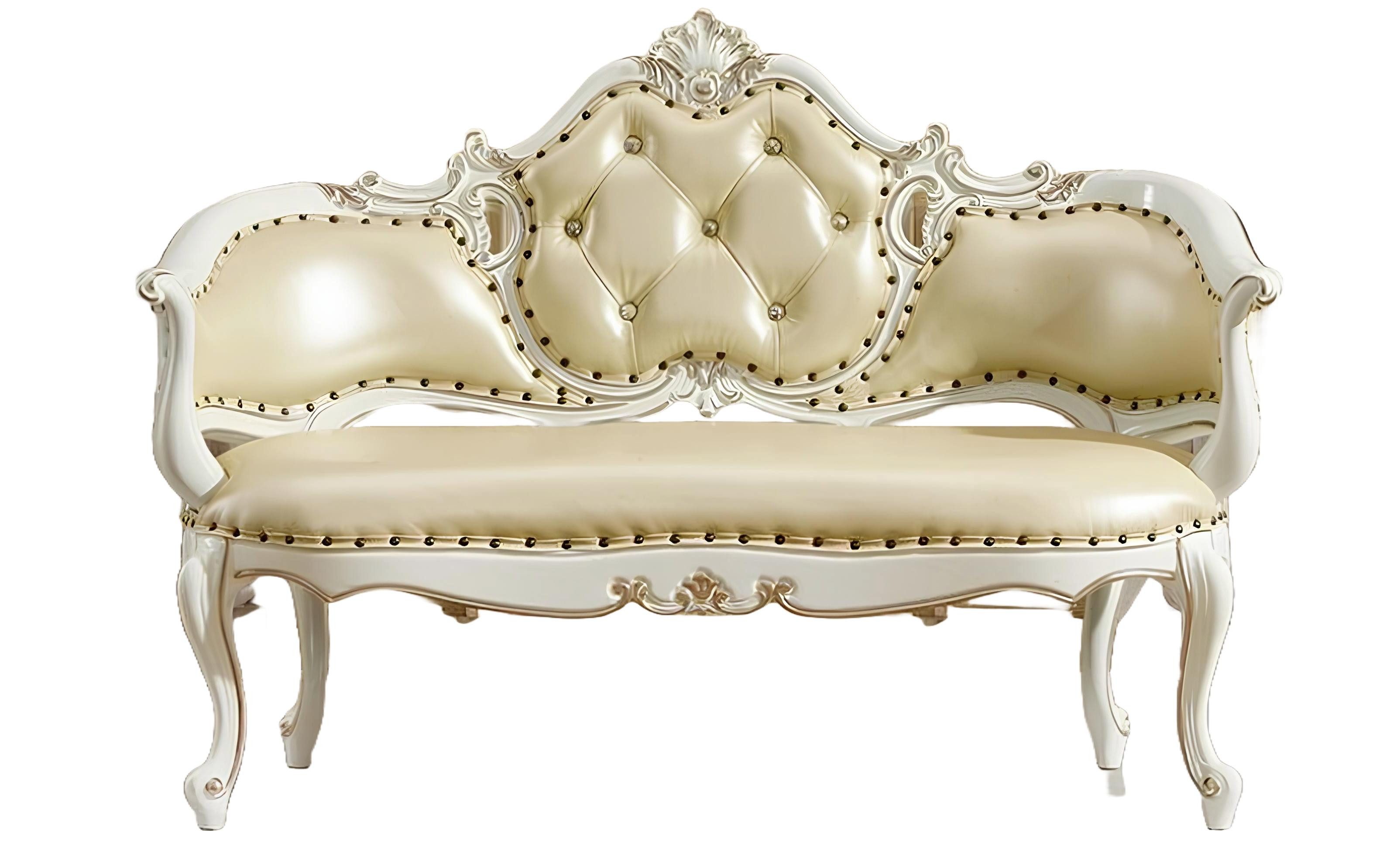 Xlmoebel Chesterfield-Sofa Elegantes Ledersofa mit tiefer Polsterung für luxuriösen Komfort, Hergestellt in Europa