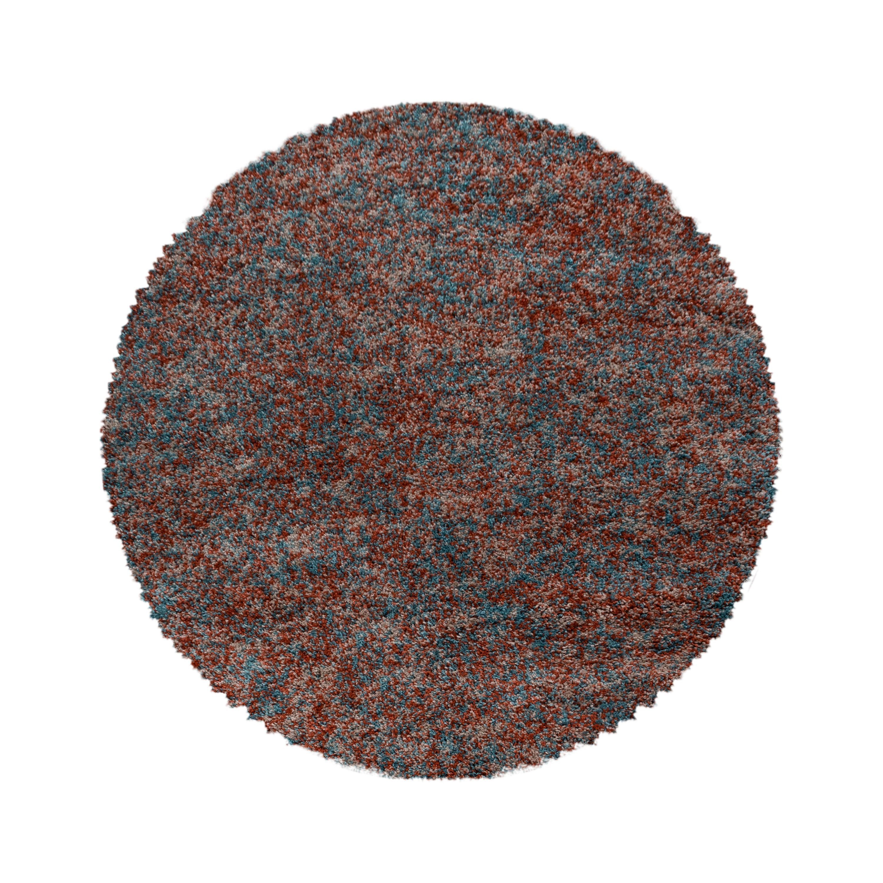 Carpettex Hochflor-Teppich Meliert Design, Rund, Höhe: günstig online kaufen