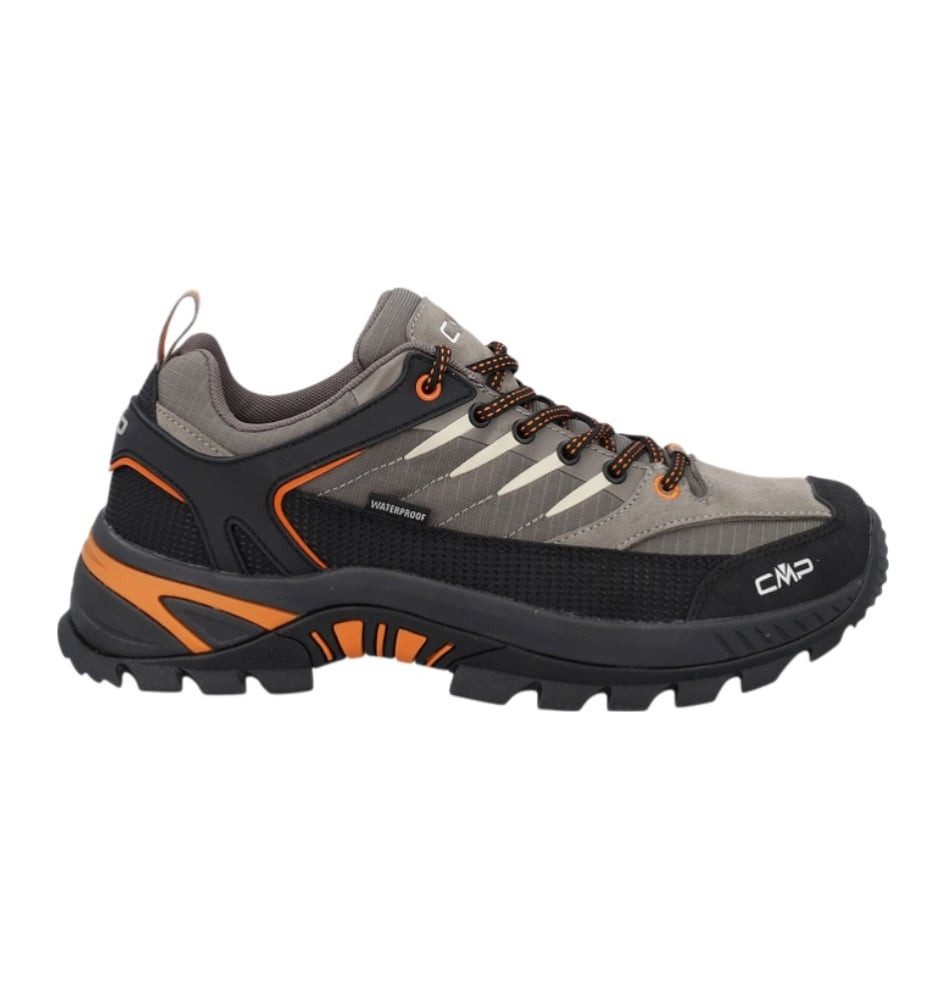 CMP Rigel 2.0 Low Trekking WP (wasserdicht) desertbraun/flameorange Herren Wanderschuh