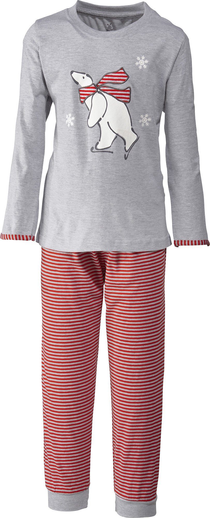 Streifen Erwin Kinder-Schlafanzug Pyjama Müller Single-Jersey