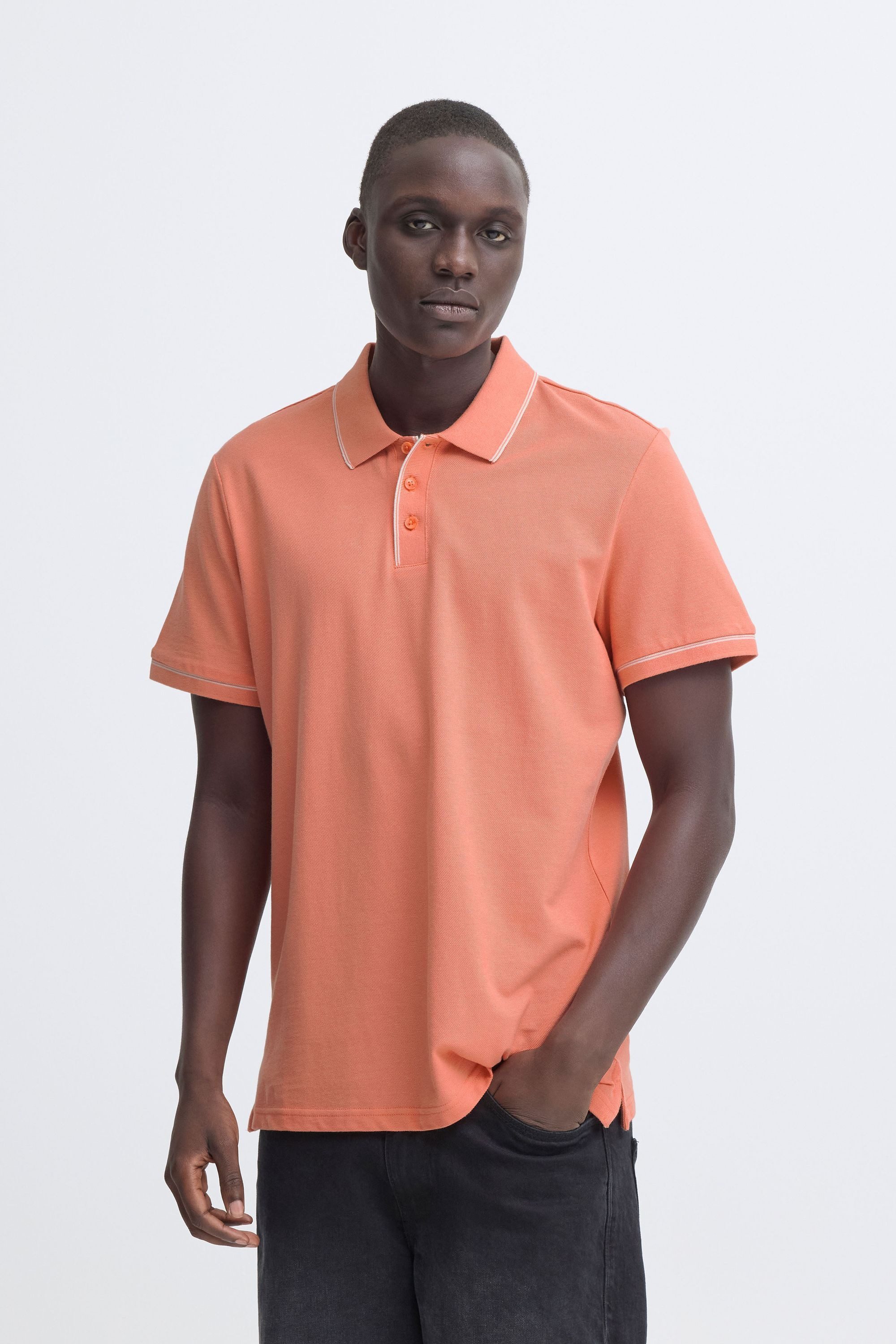Blend Poloshirt BHElwood Klassische Polo-Hemd mit Knopf-Verschluss