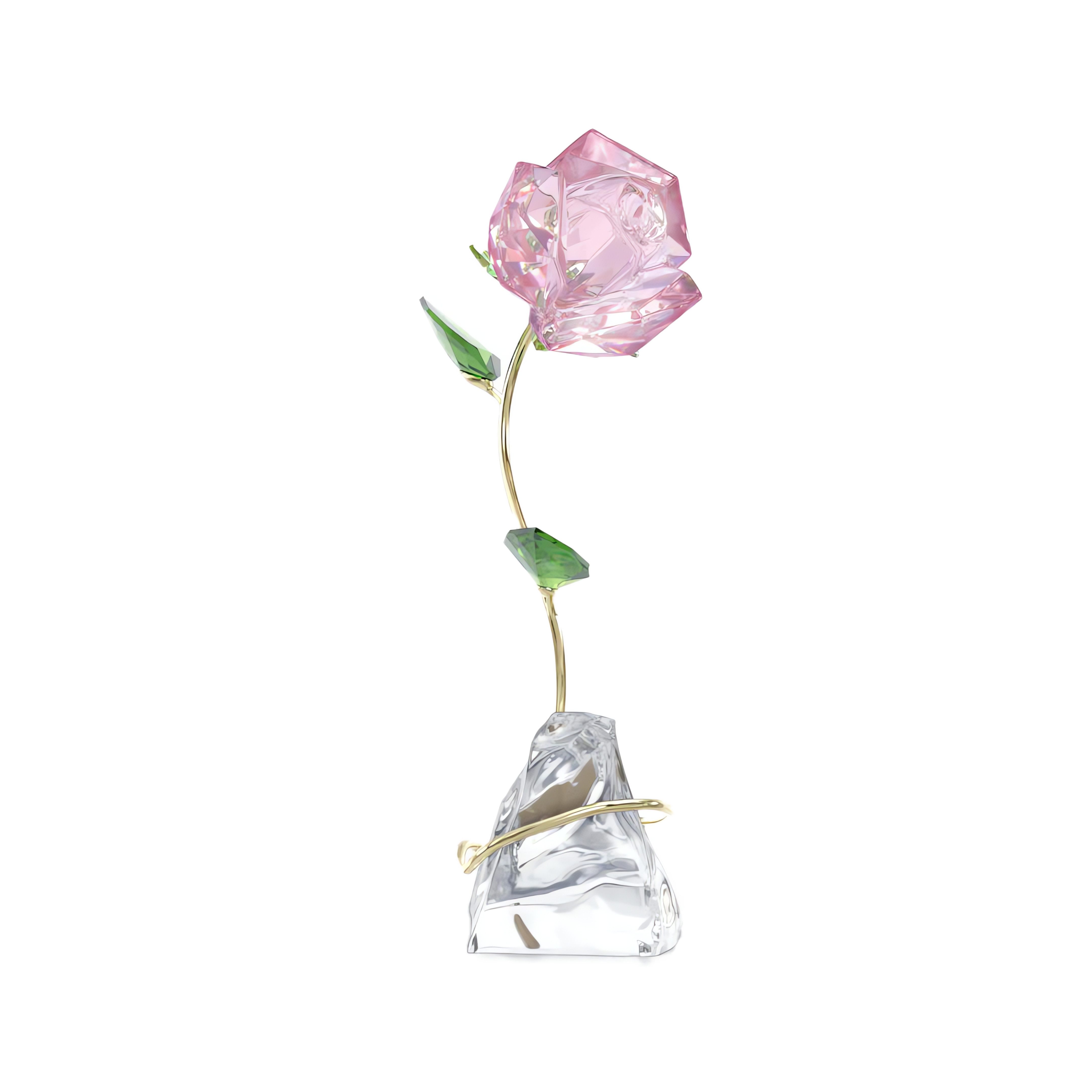 Swarovski Glasblume Dekofigur Kristallfigur Sammelfigur Florere Rose (1 St), Swarovski® Kristall