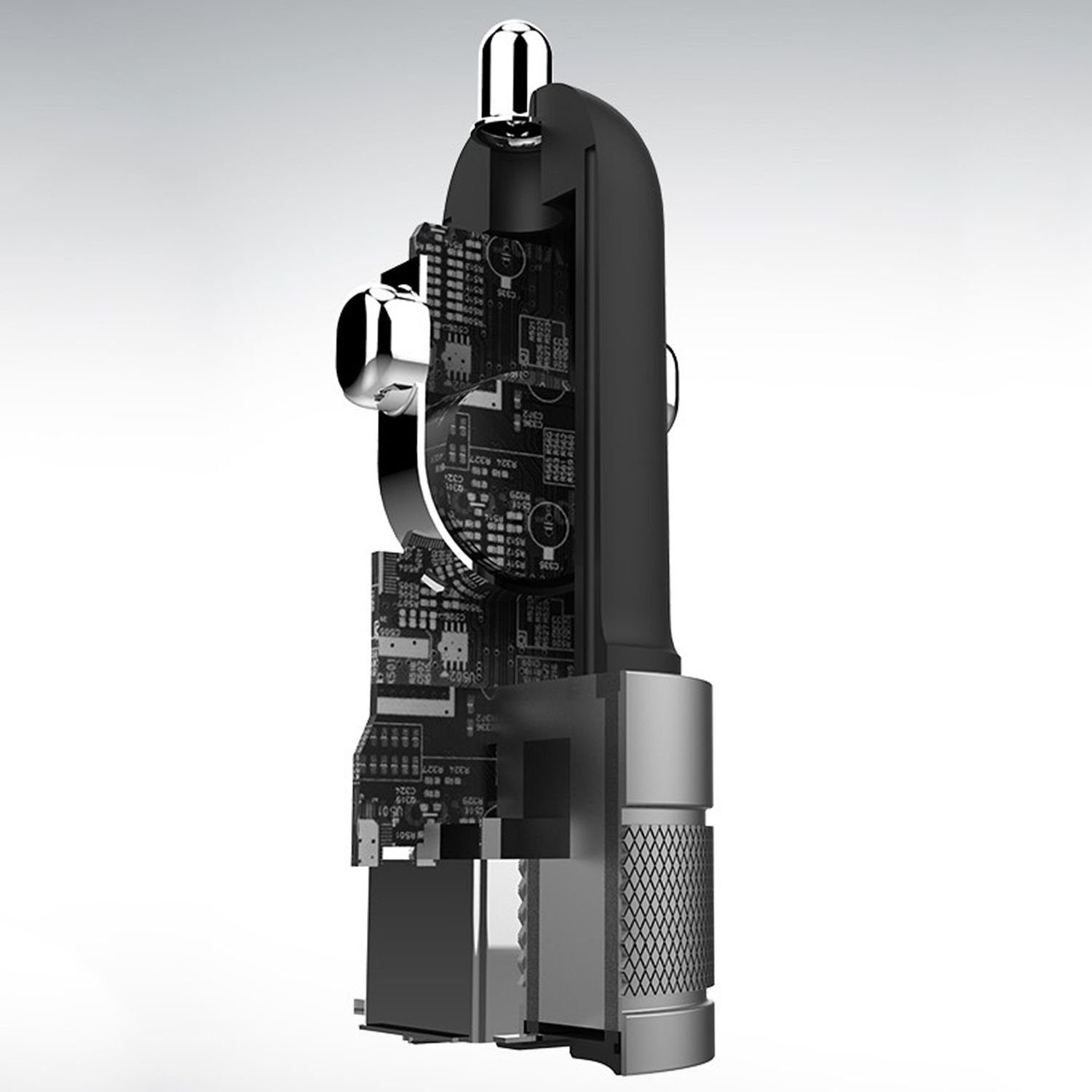 Navaris Auto-Adapter, KFZ Zigarettenanzünder Verteiler mit QuickCarge 3.0  und USB A Charger