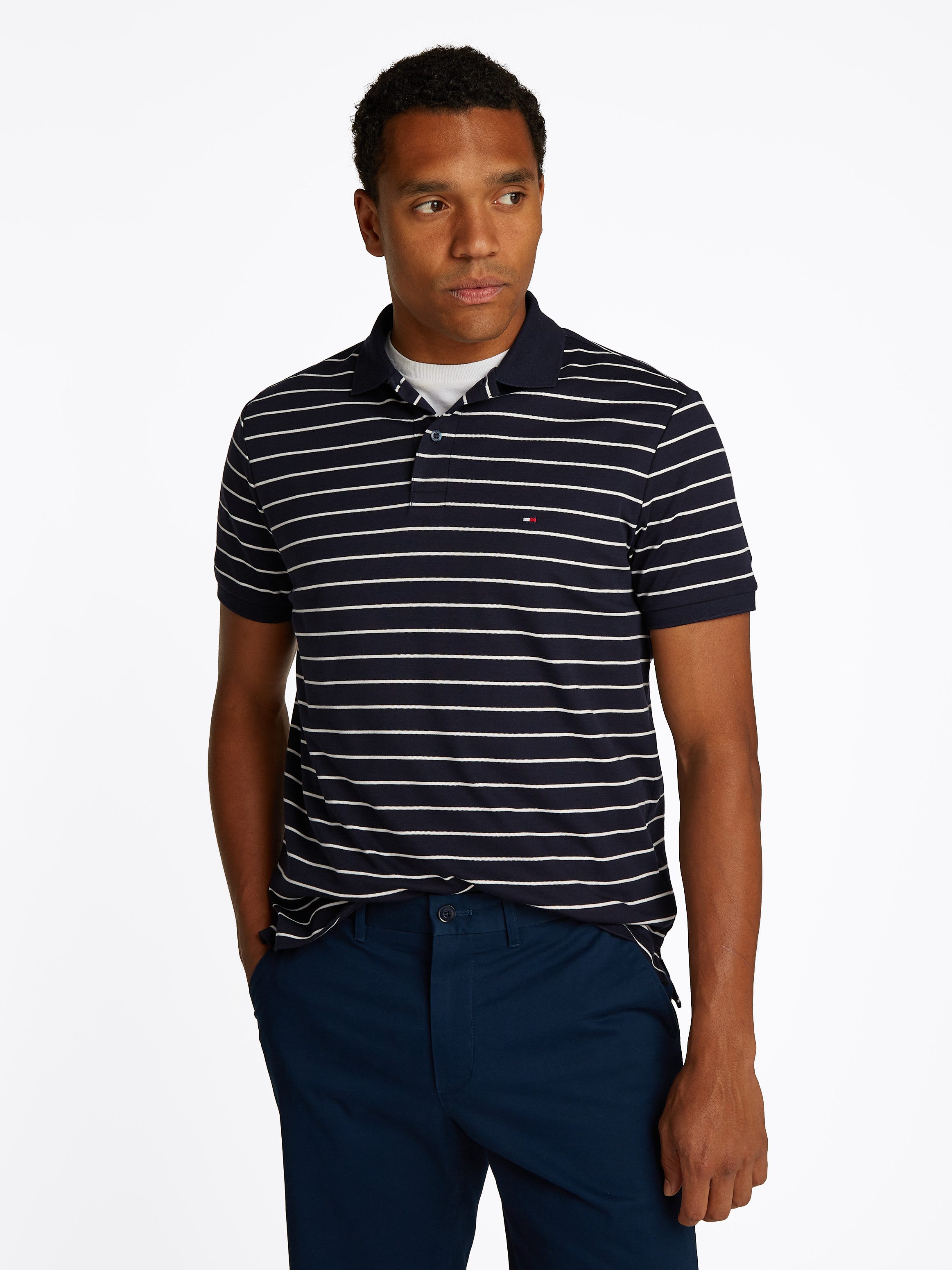 Tommy Hilfiger Poloshirt LIQUID COTTON REG SEASONAL POLO mit Logostickerei günstig online kaufen