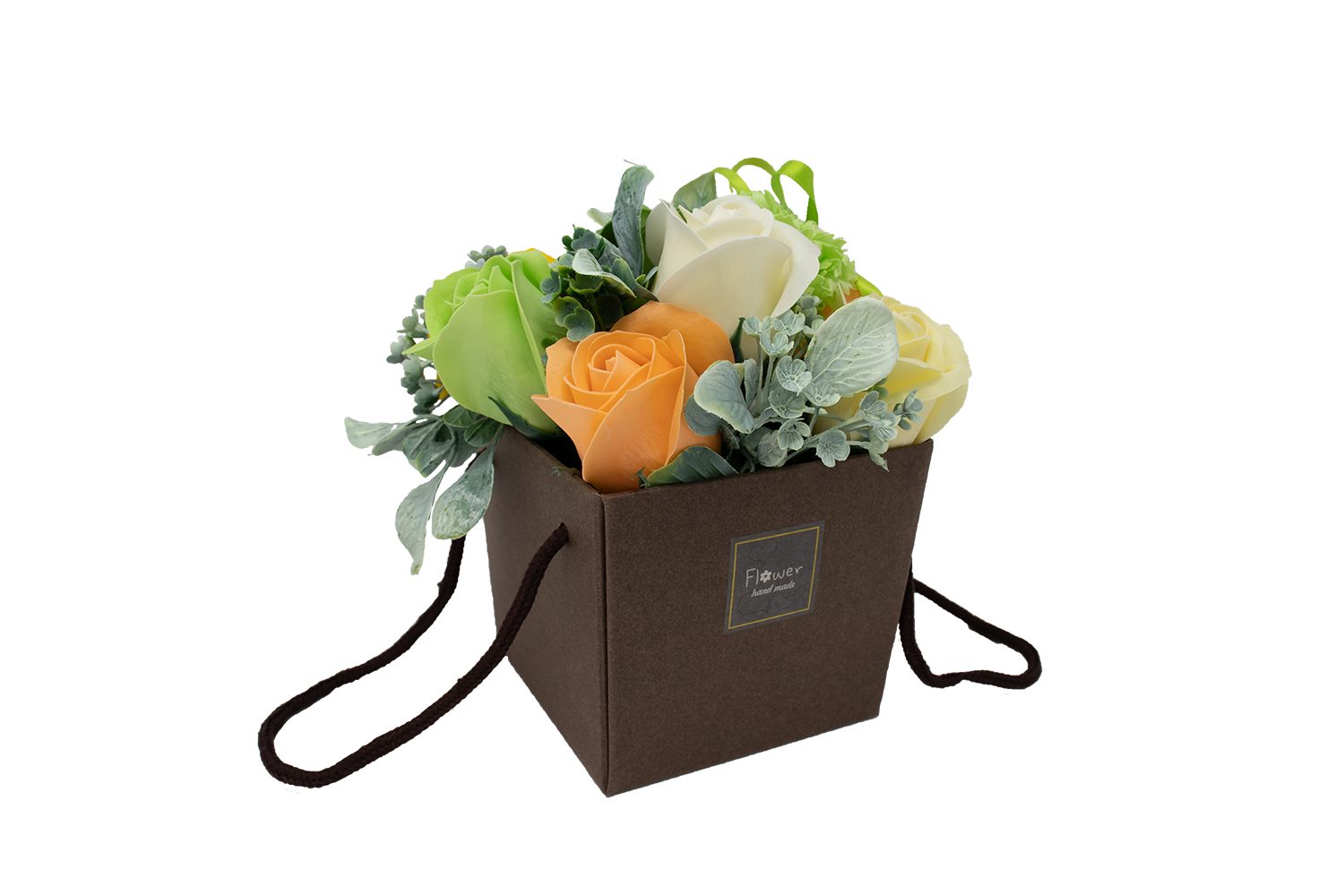 Kunstpflanze Seifenblumen Boquet Blumenstrauß Lavendel Rosen günstig online kaufen