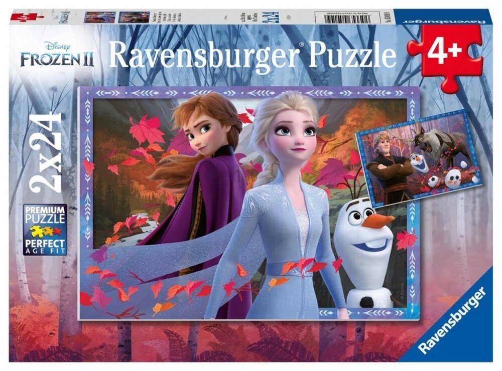 Ravensburger Puzzle Ravensburger Kinderpuzzle - 05010 Frostige Abenteuer - Puzzle für..., 24 Puzzleteile