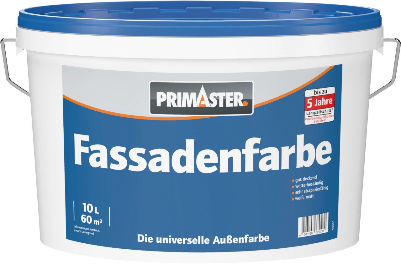 Primaster Fassadenfarbe Primaster Fassadenfarbe 10 L weiß matt