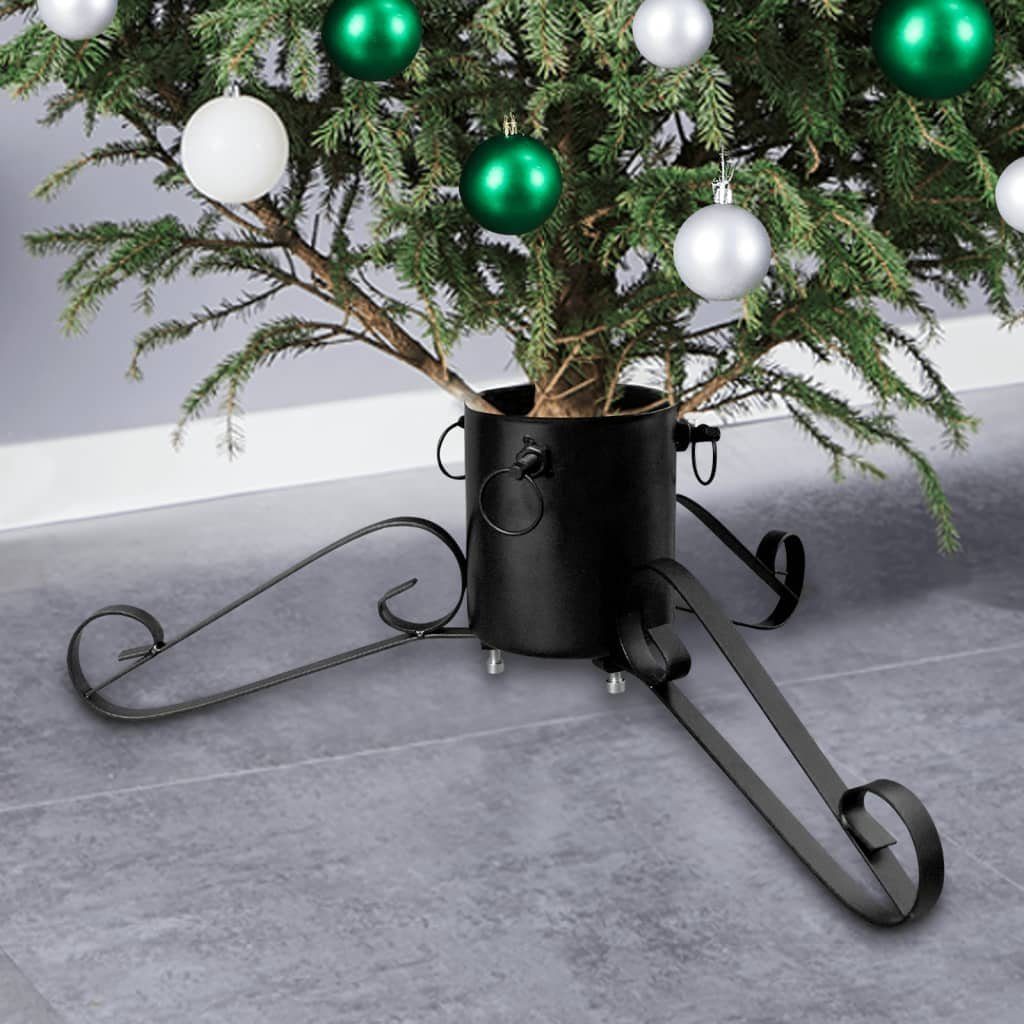 vidaXL Christbaumständer NA Christbaumständer Schwarz 58x58x21 cm