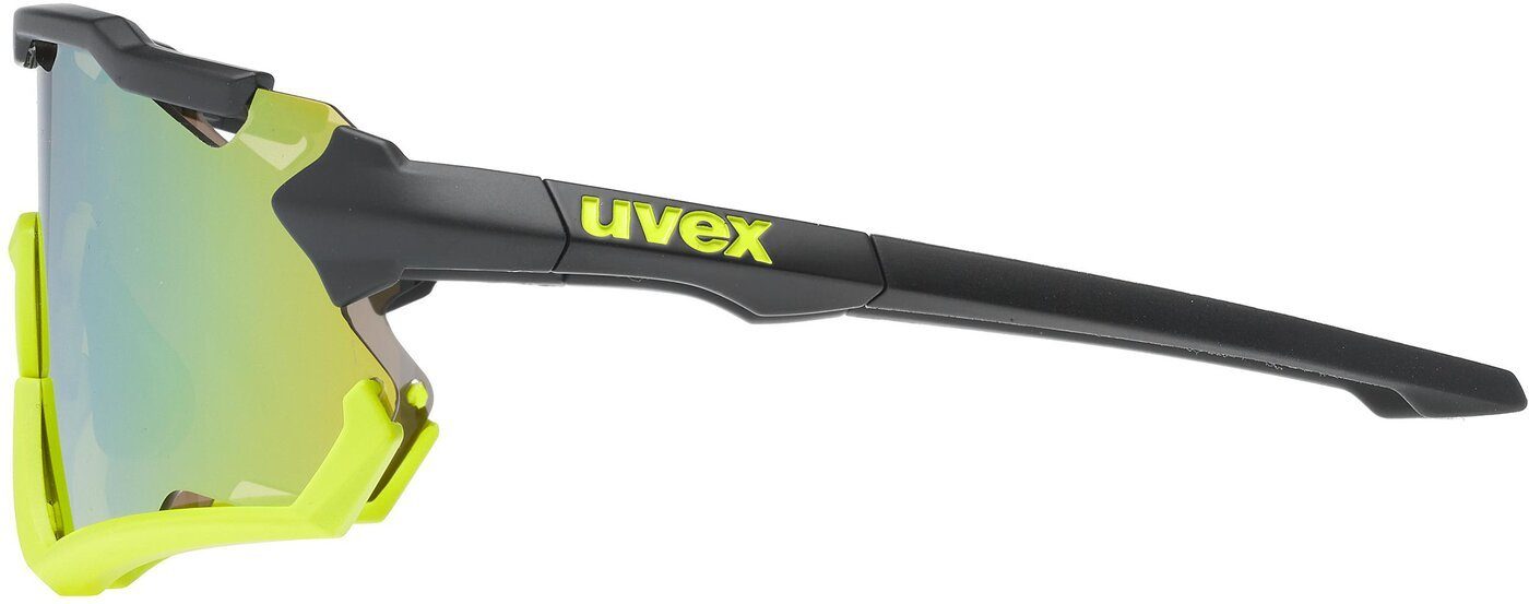 MATT Uvex sportstyle 228 BLACK uvex Sonnenbrille YELLOW