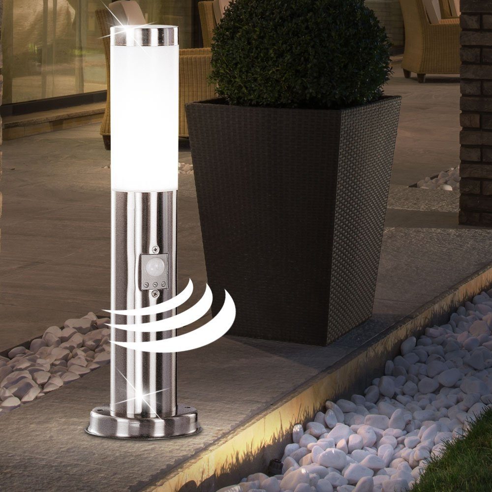 Sockelleuchte, LED 6,5 Watt Edelstahl Außenleuchte