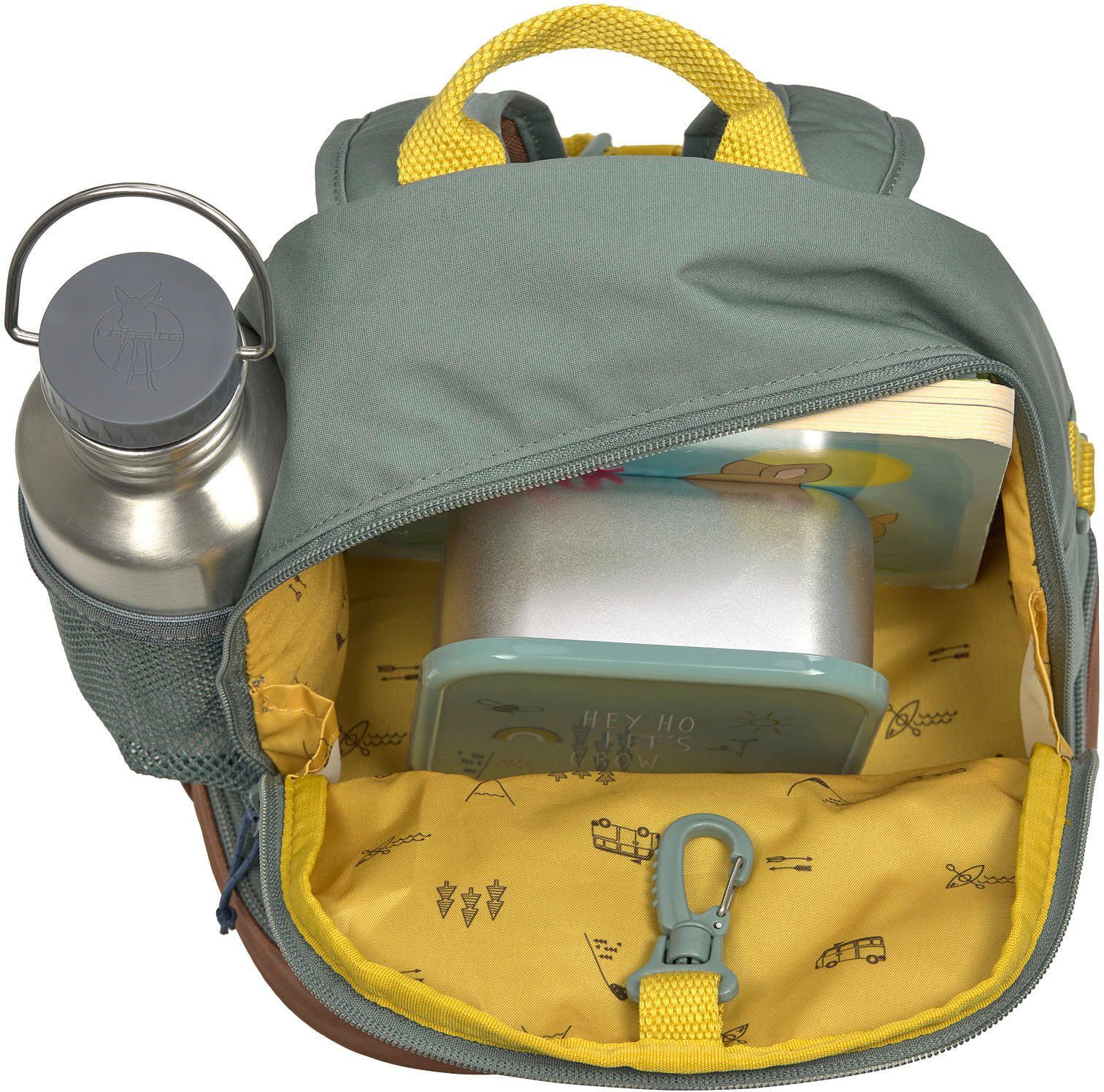 LÄSSIG Kinderrucksack Adventure, Bus, Mini Backpack, PETA-approved vegan