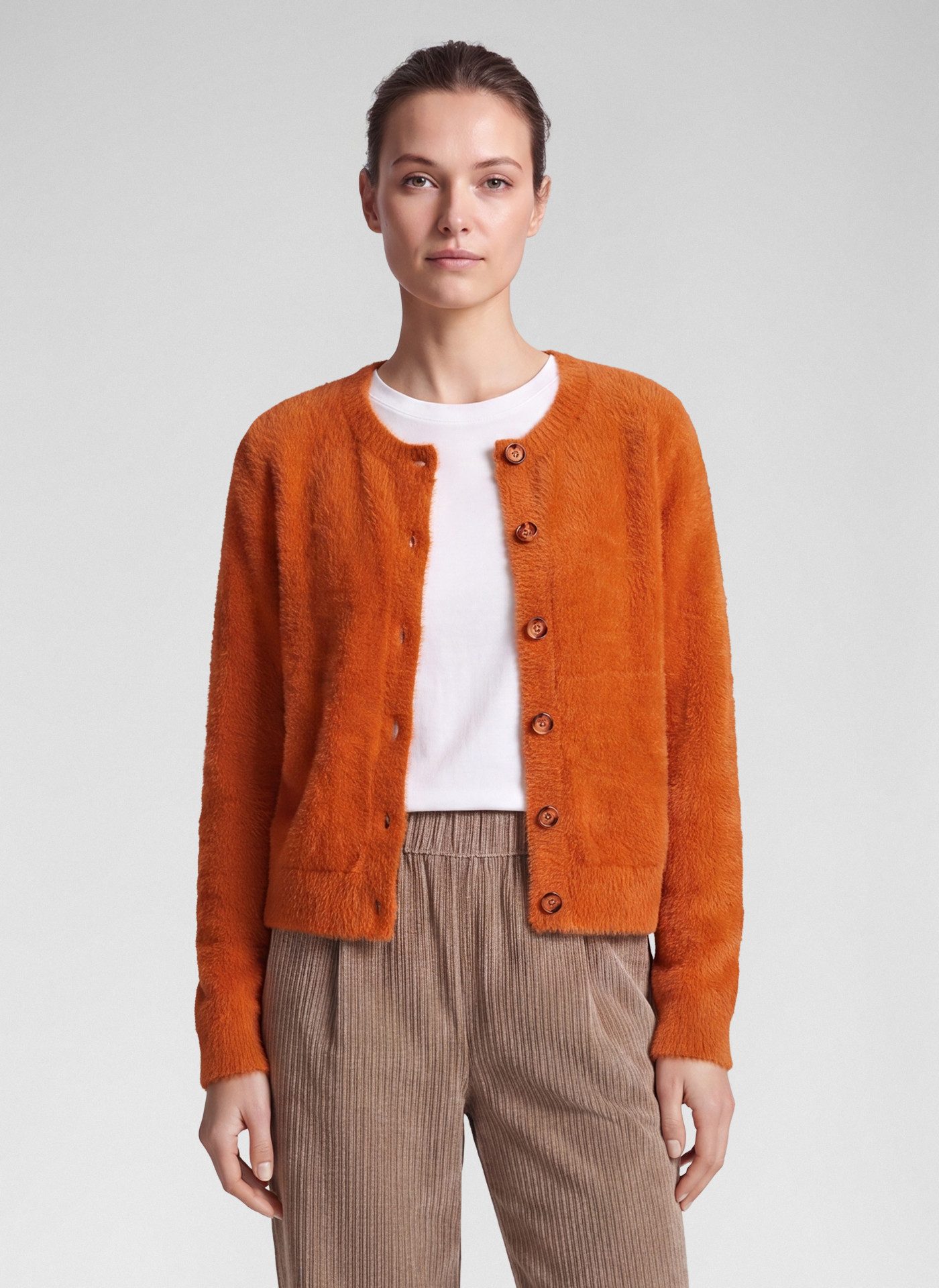 Rabe Strickjacke aus extra weichem Strick/Plüsch / mit Viskose